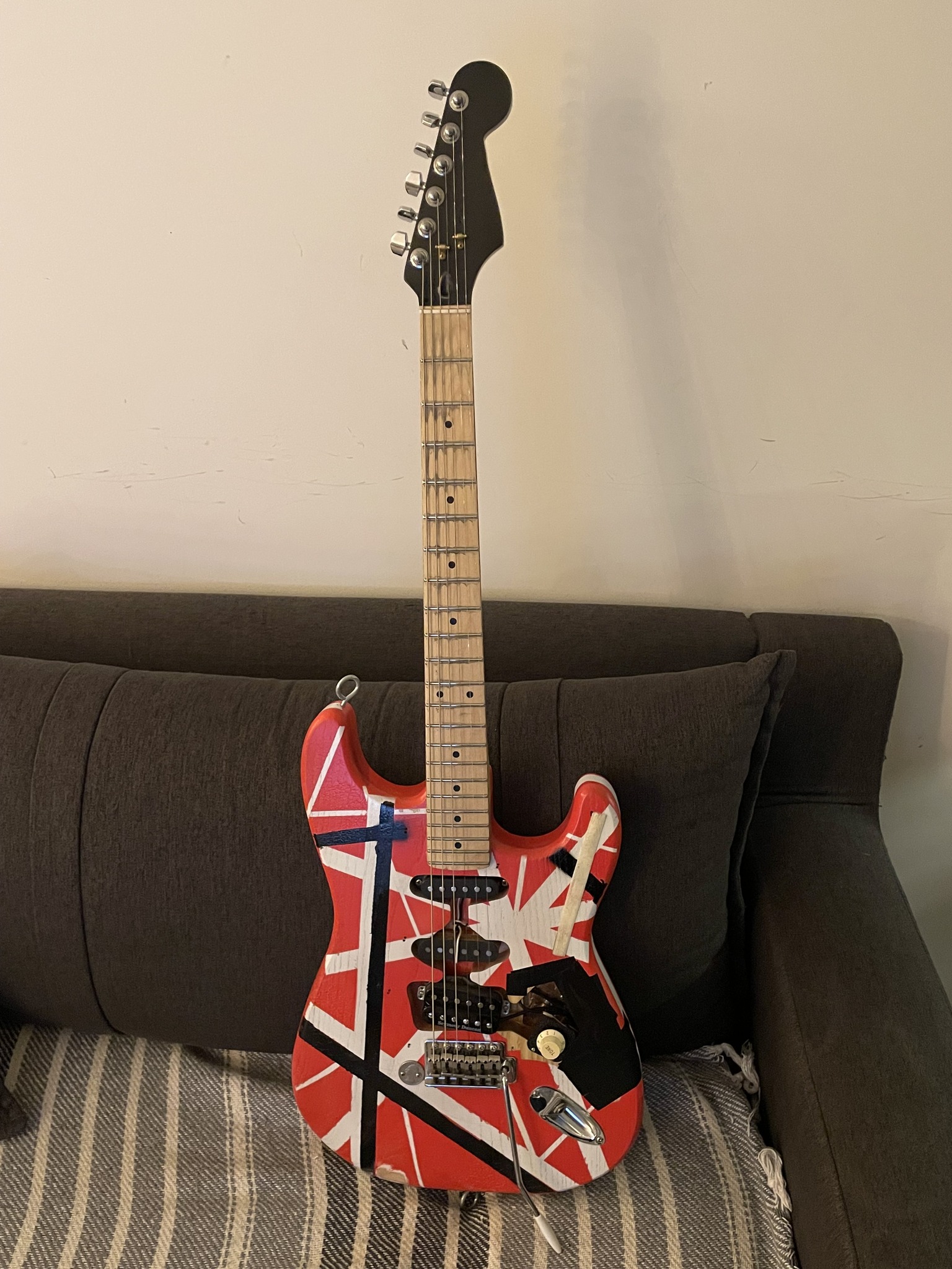 Eddie Van Halen inspired Frankie build with double humbuckers