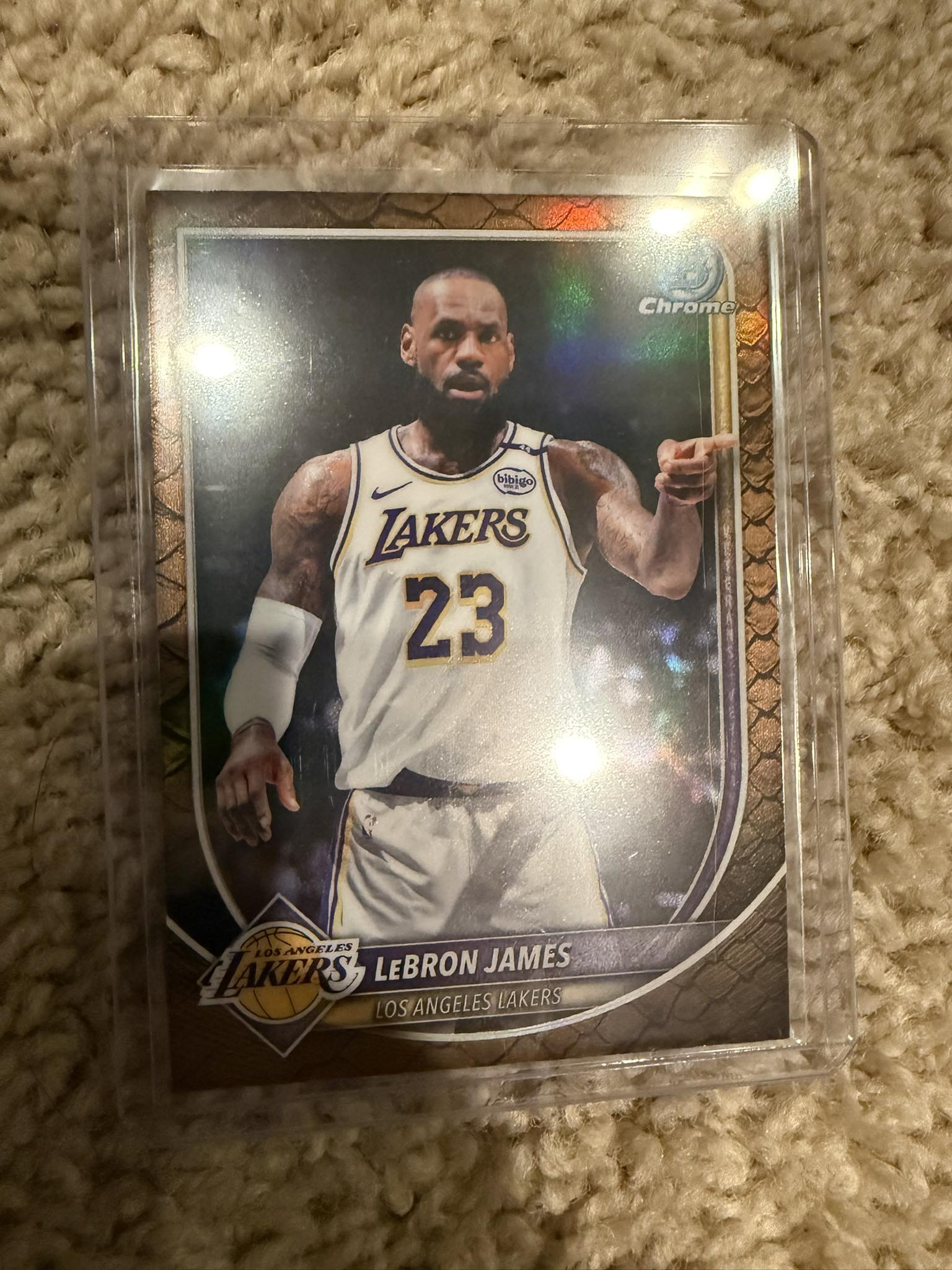 18 card lot of Lebron James 1 card of Bronny James Asking $25 