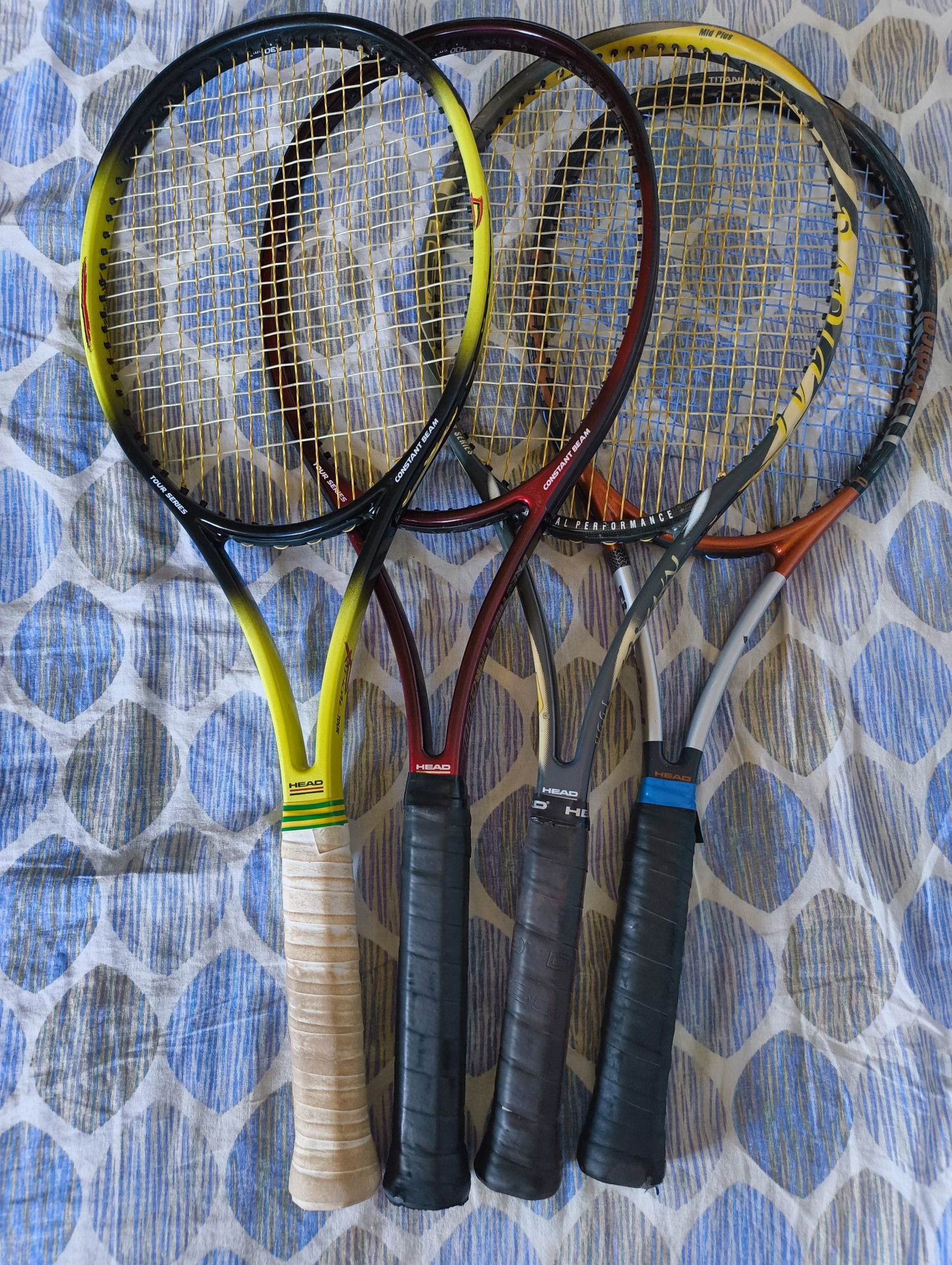 Head tennis rackets for sale: Radical Tour, Prestige Tour, and Ti