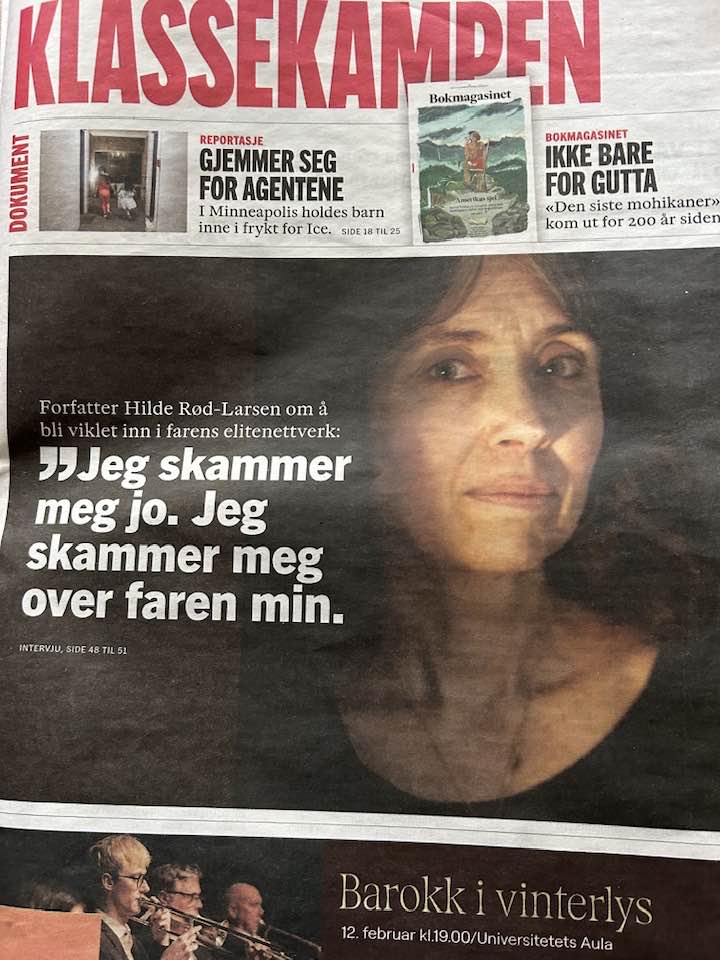 Datter til Terje Rød-Larsen med sterk... - Arnulv Torbjornsen | Facebook
