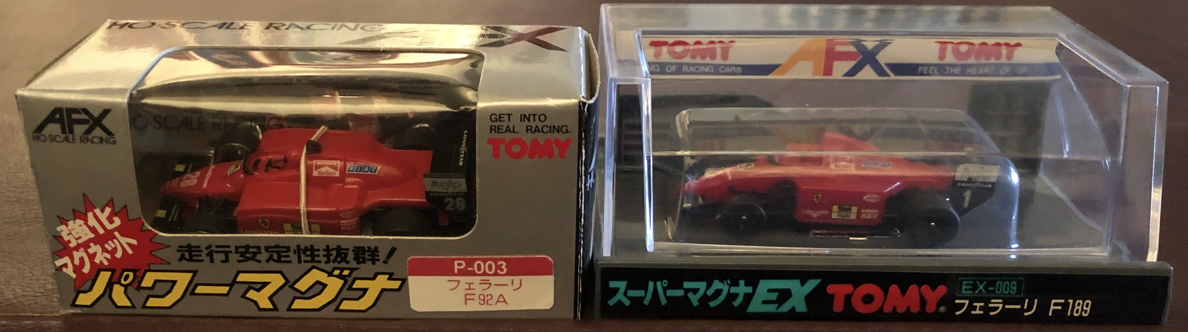 Modified Tomy AFX Turbo Ferrari slot car
