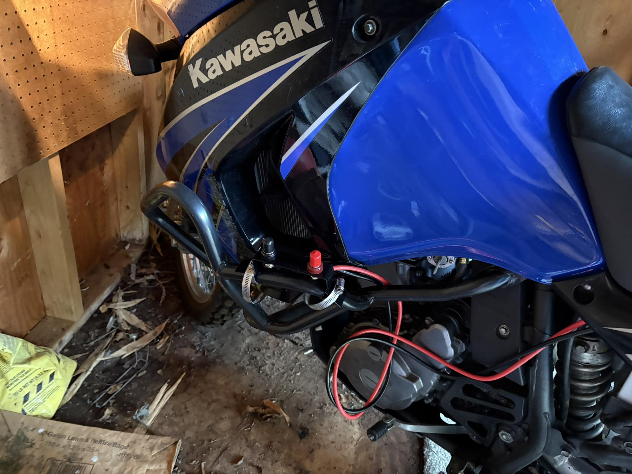 K Remote jump start setup for KLR650