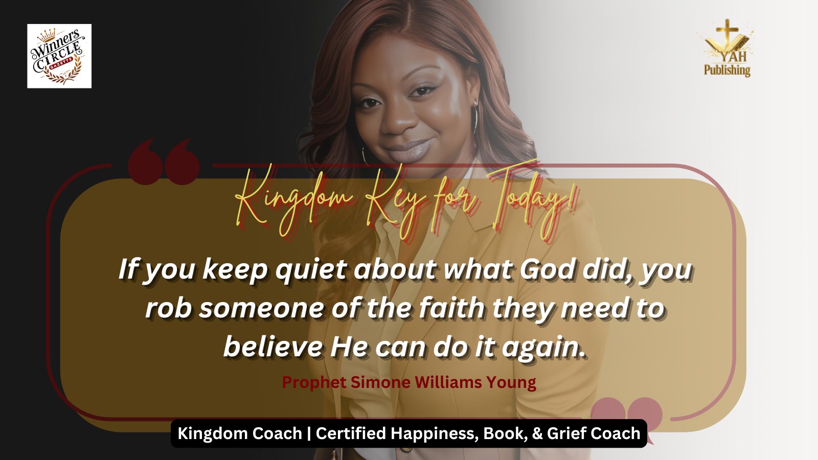 Simone - 🔑 Kingdom Key for Today 🔑 Don’t let your testimony go to the ...