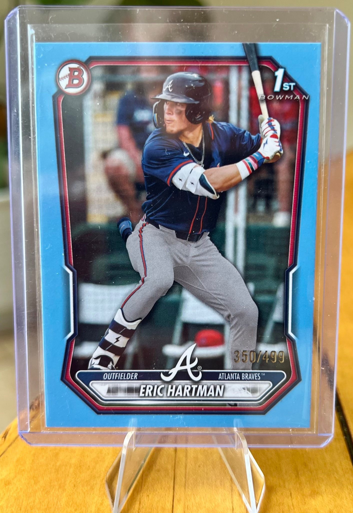 Eric Hartman 2026 Bowman Sky Blue baseball card auction