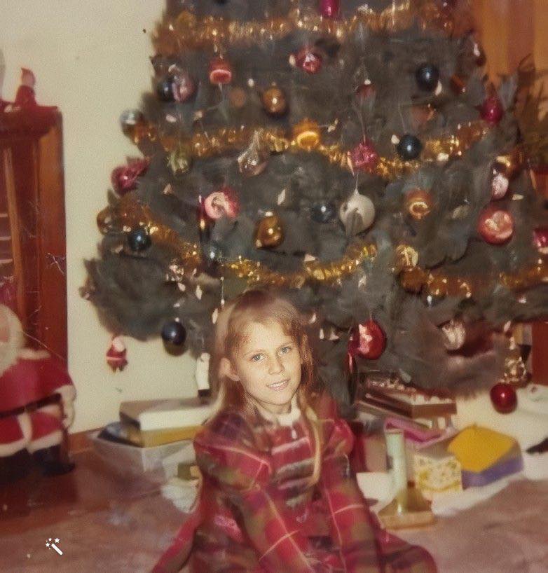 Vintage Santa doll from 1960 at grandparents' house