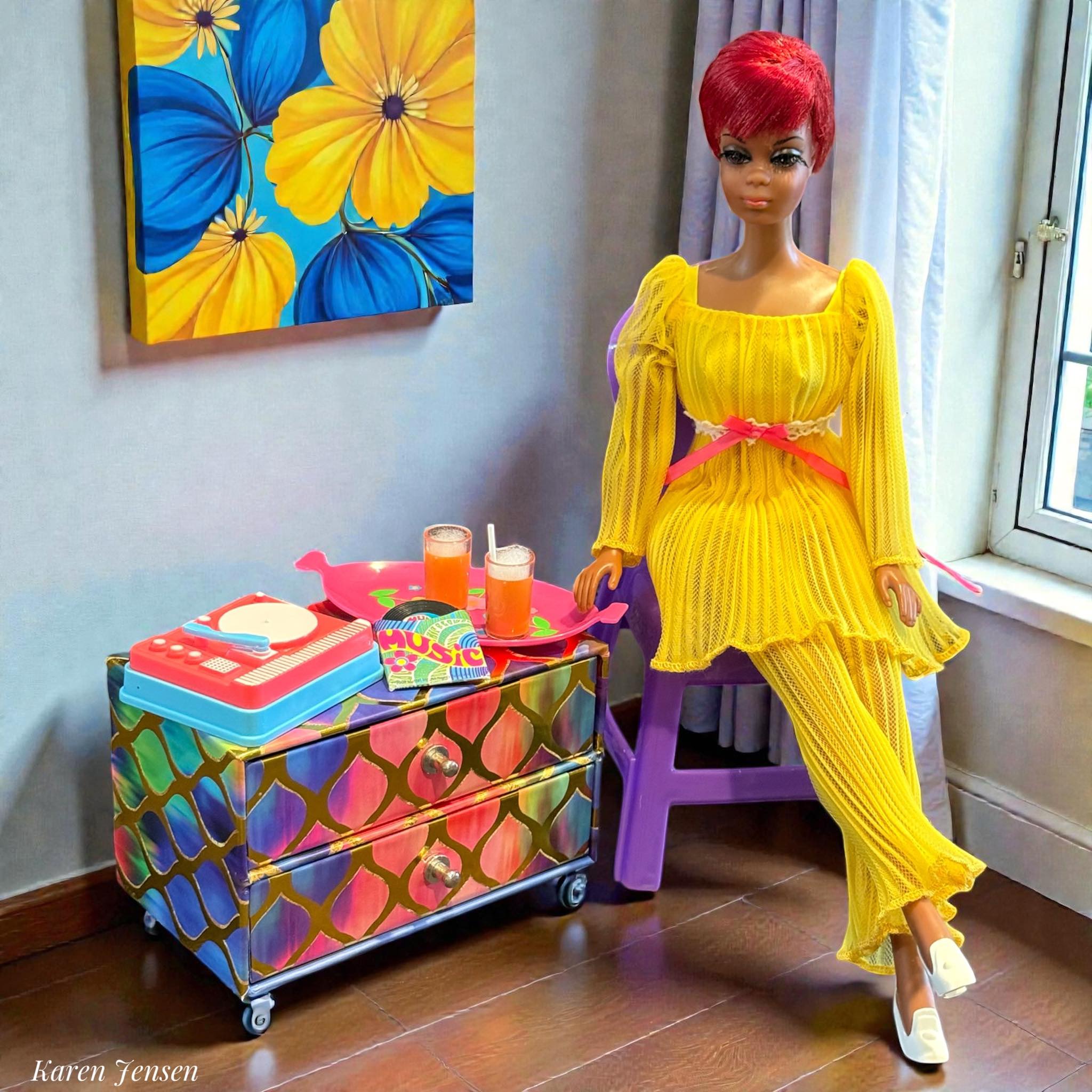 Vintage lemon kick barbie doll