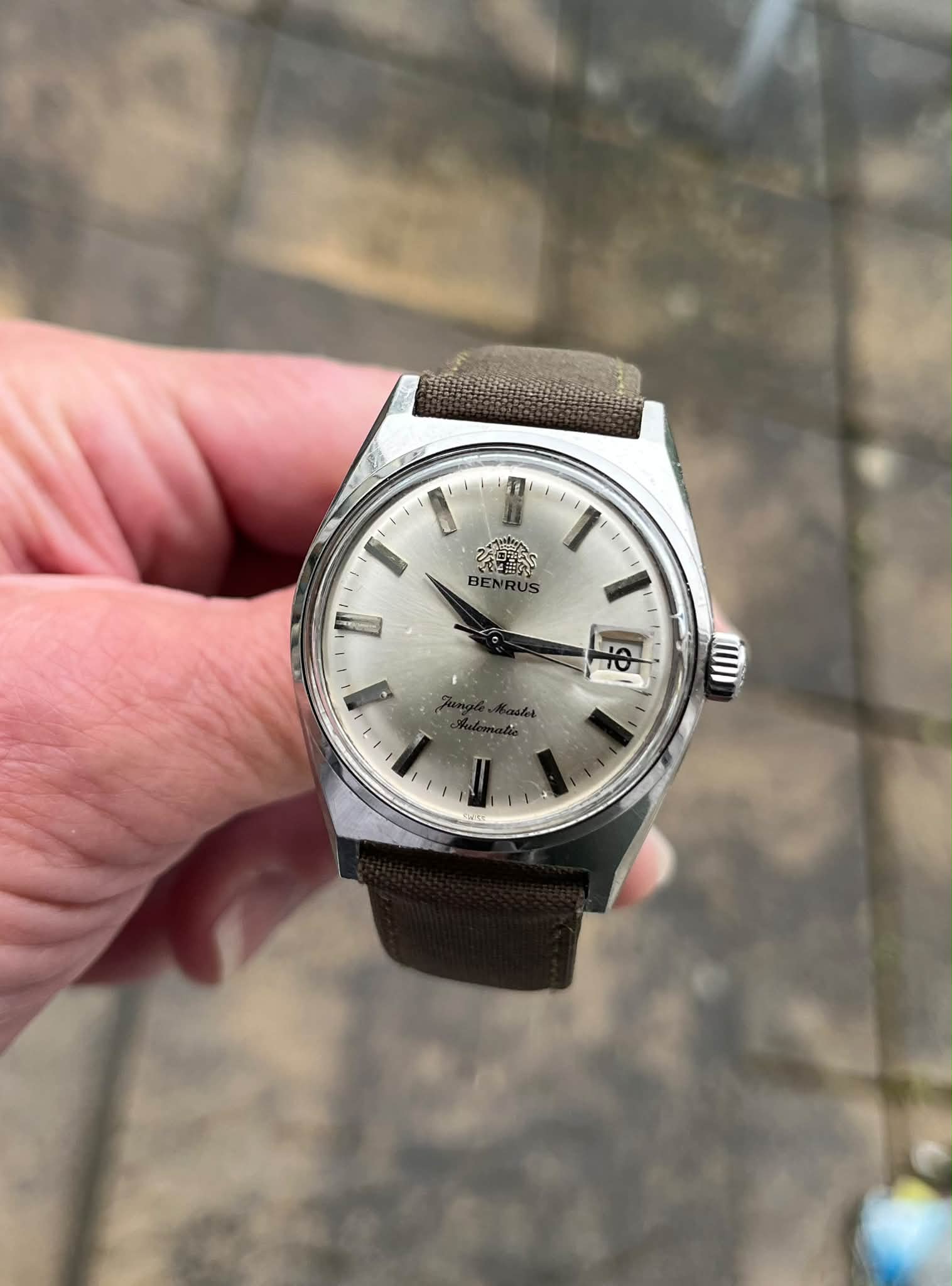 BENRUS　JUNGLEMASTER　SELF WINDING　ジャンク品 Nice Benrus Junglemaster; does anyone know much about these?