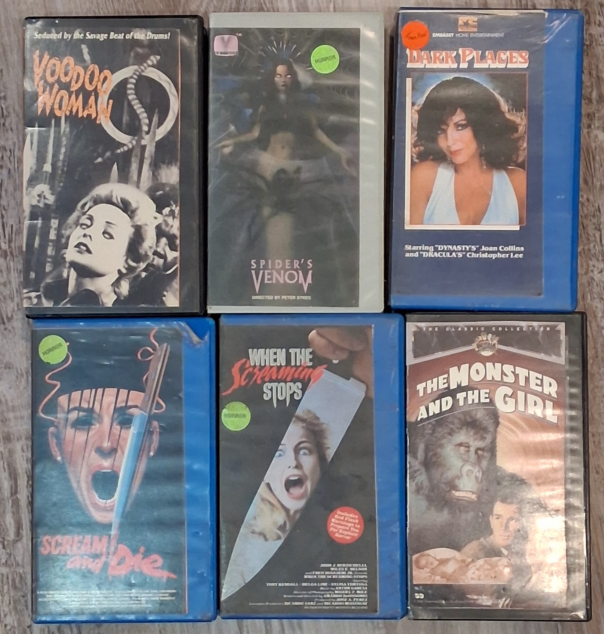Rare 1987 horror vhs tape for sale