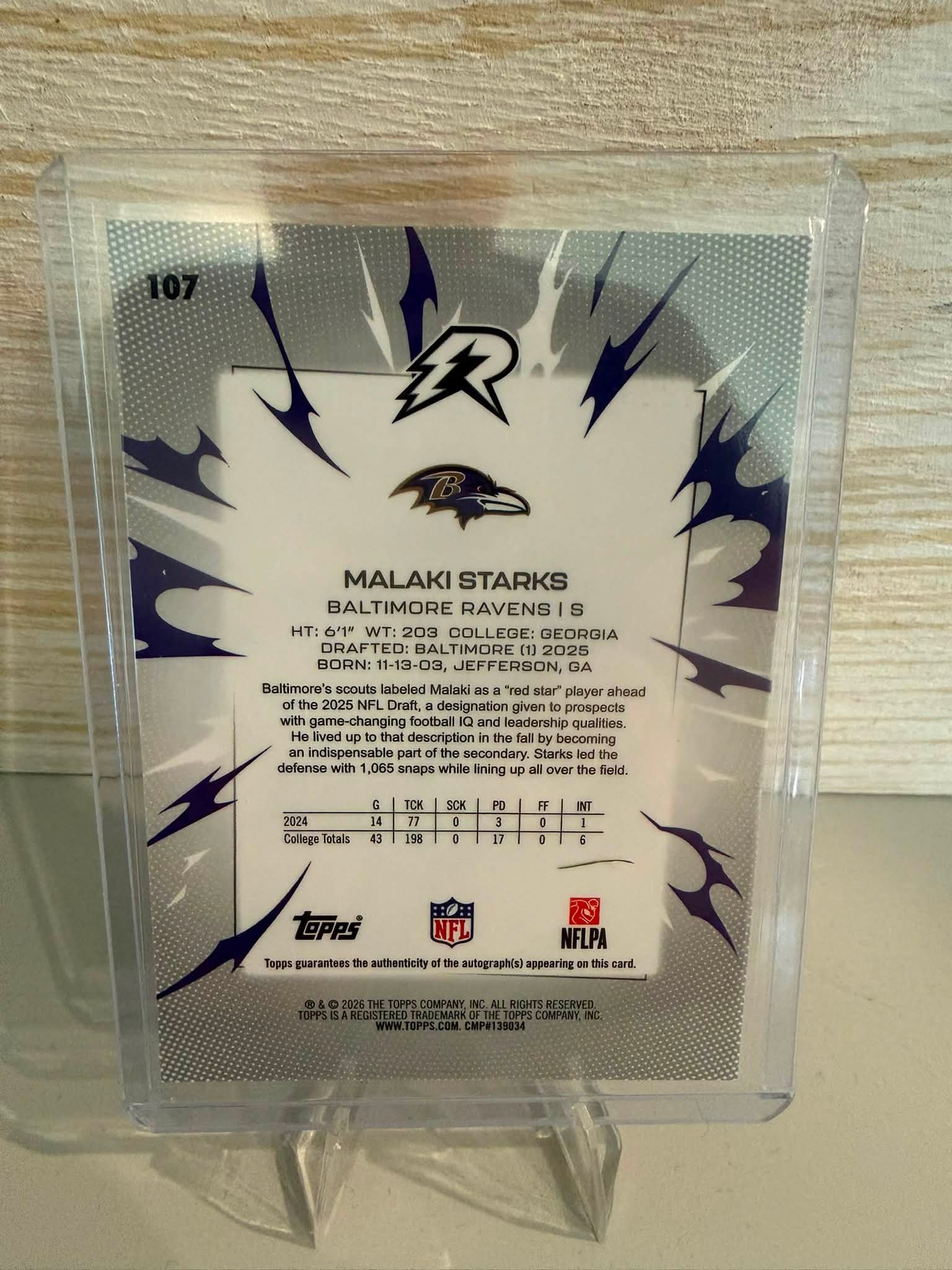 Malaki Starks 25 Resurgence Rookie Pink Prizm Rc Auto 054/299 $75 OBO