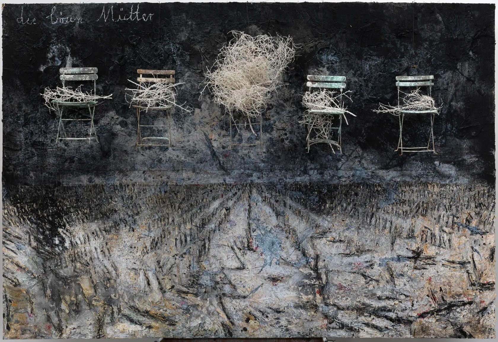 Anselm Kiefer, Alkahest, 2011. Oil, emulsion, acrylic, shellac and