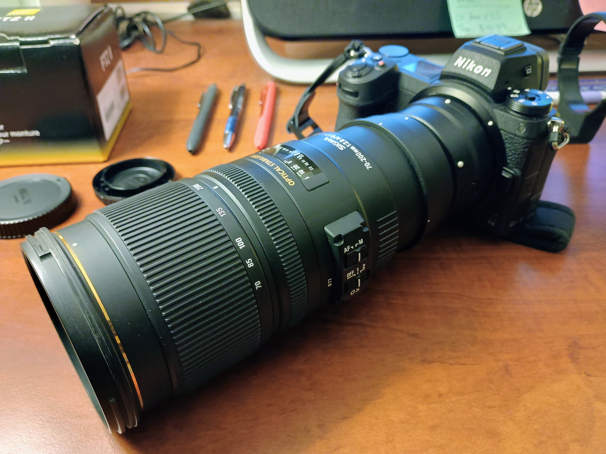 Nikon 70-200mm f/2.8 lens with z6 ii