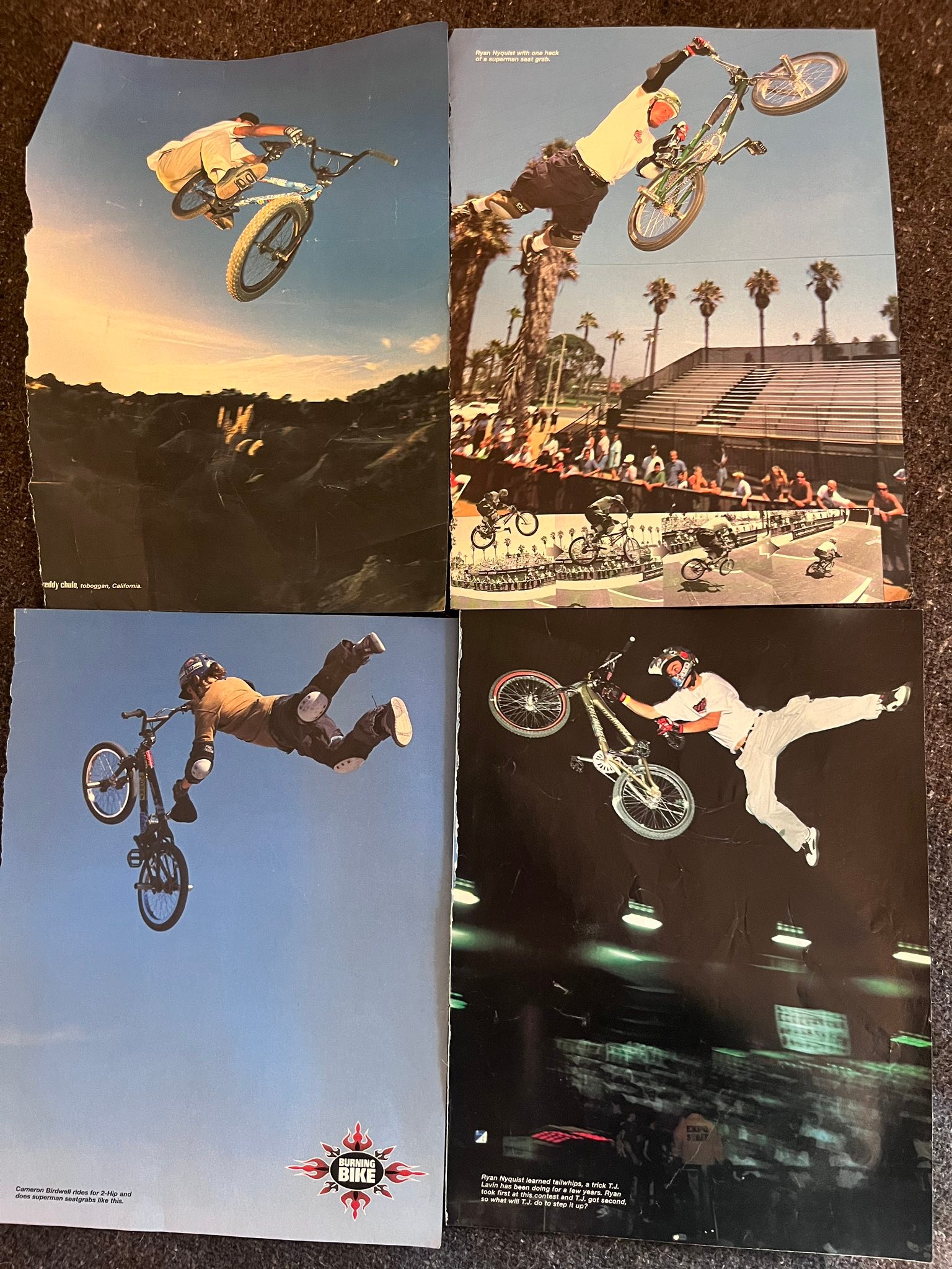 Vintage BMX magazine pictures from 1998/99