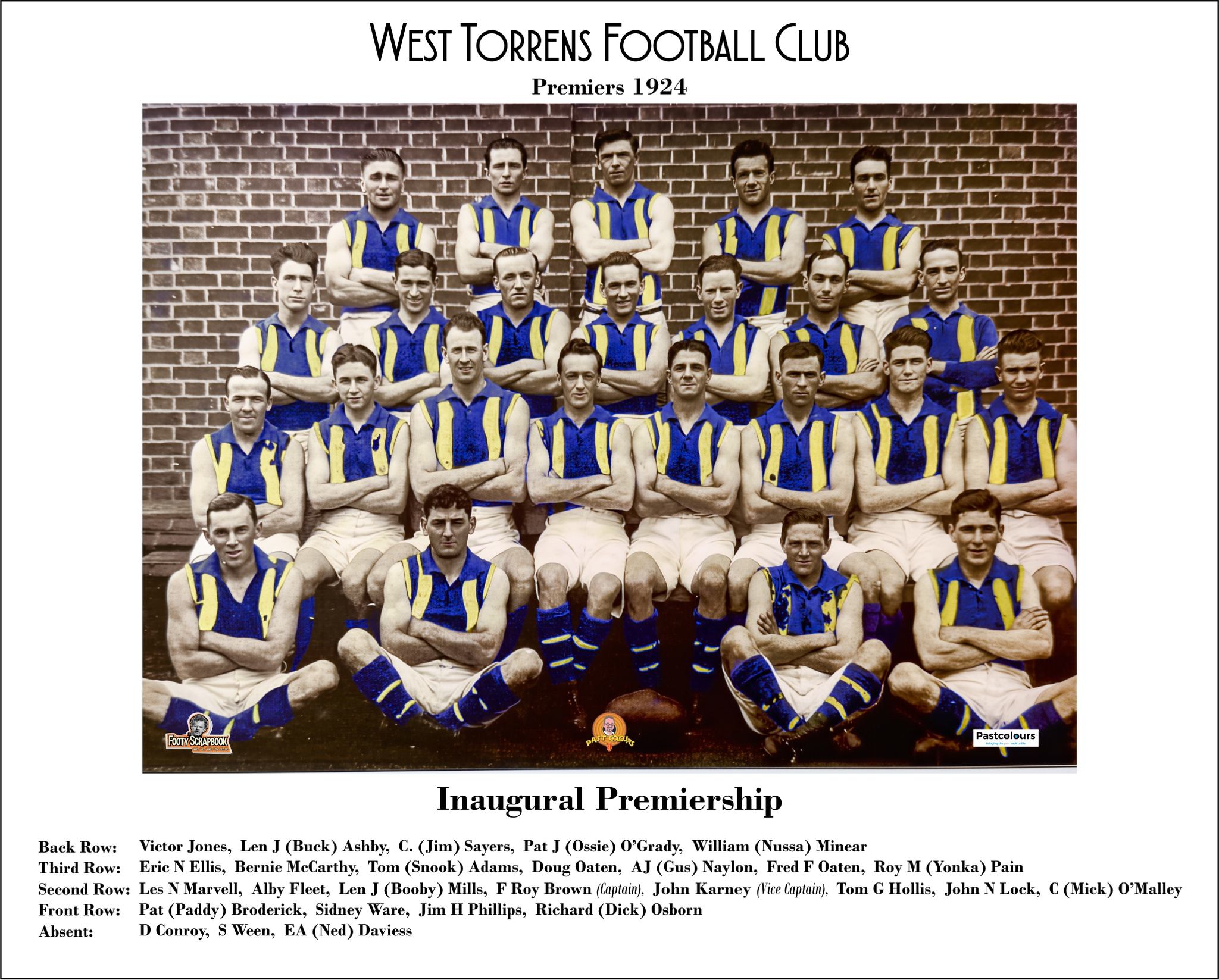 West Torrens Football Club Constitution 1970 - Document SANFL Vintage Rare