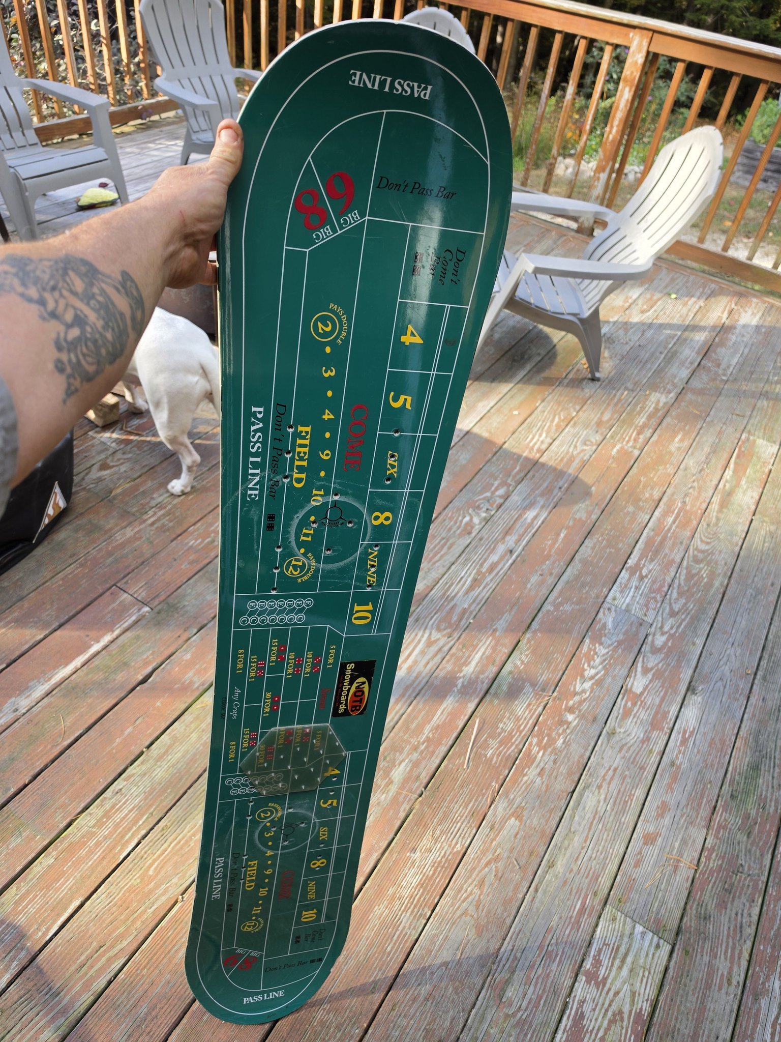1997 Jeff Brushie Pro Model snowboard details