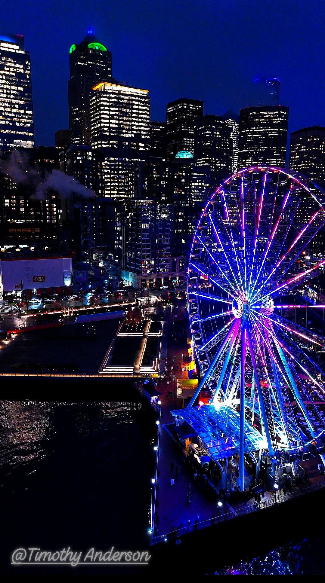 great wheel night views🌙🎡👍 а お.を物 รืานๆ ជាមាអ