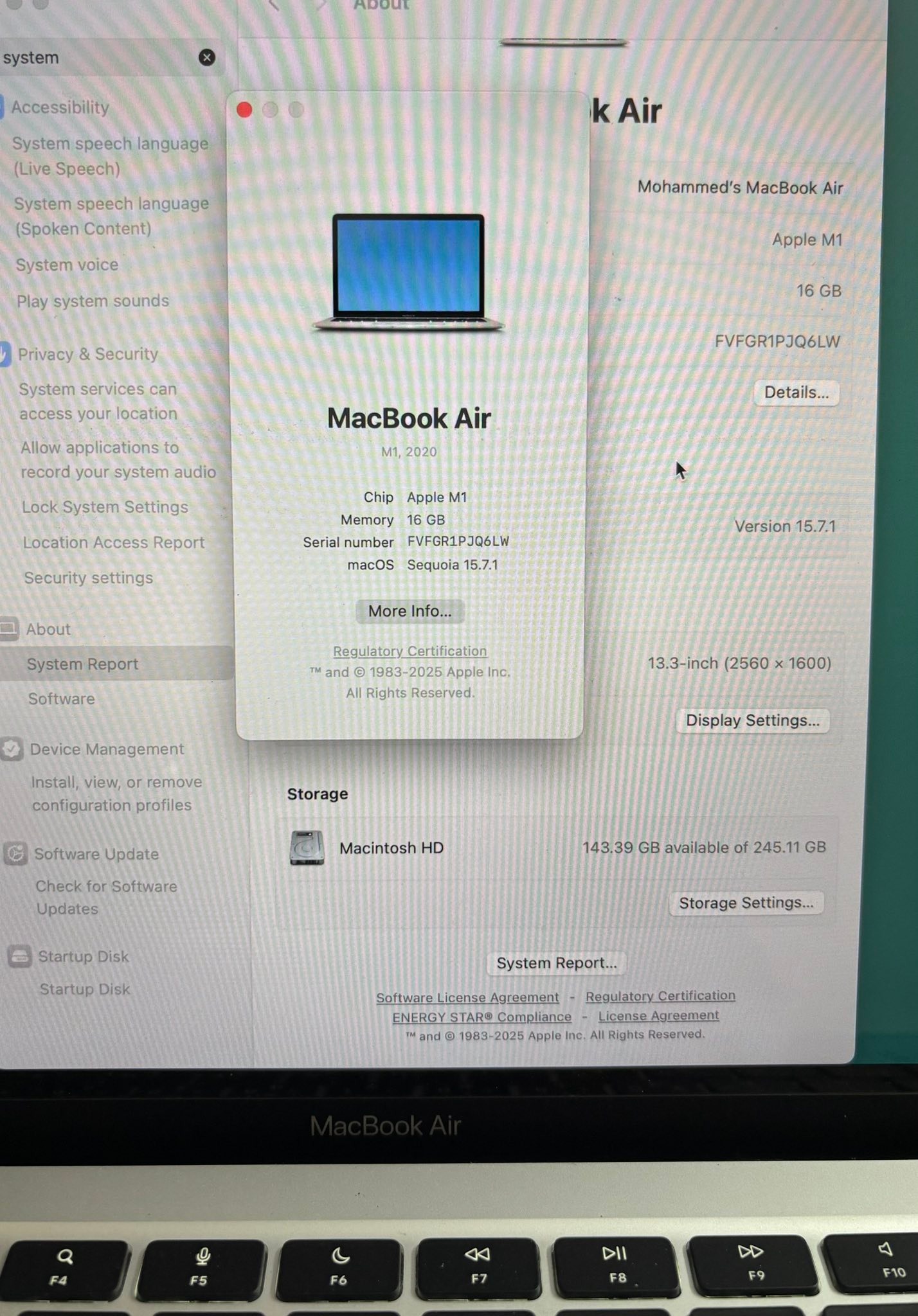 Macbook air m1 for sale in Dhaka