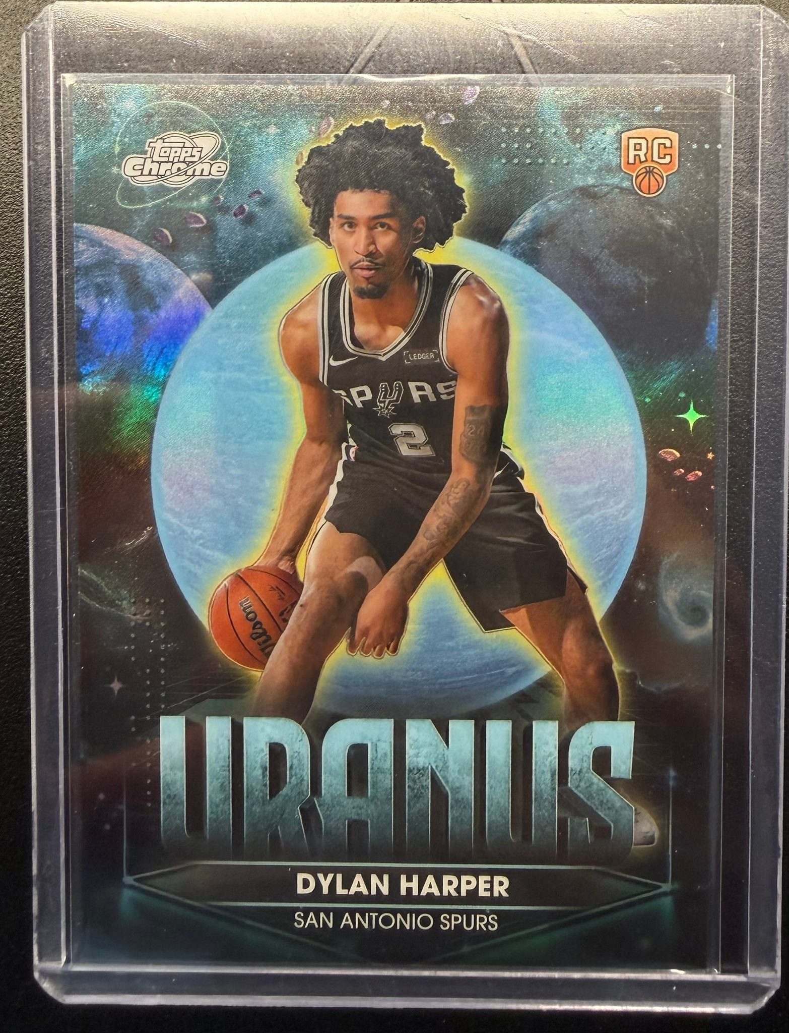 2025-26 Topps Cosmic Chrome Dylan Harper Uranus SSP rookie card