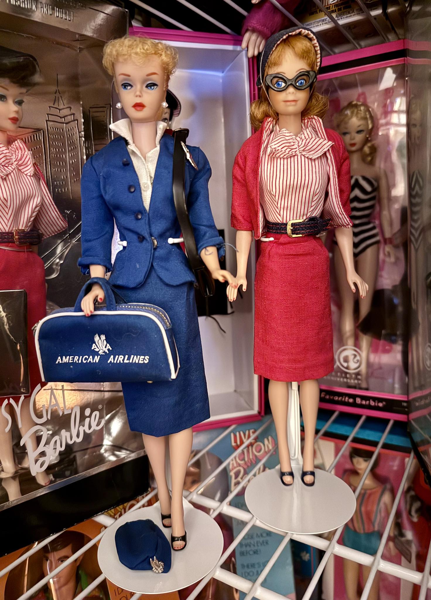 バービー★Vintage Outfit AMERICAN AIRLINES Vintage Barbie Outfits: American Airline Stewardess and Commuter Set