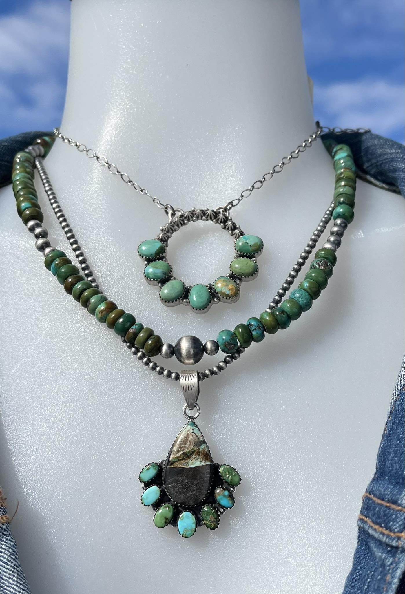 Turquoise jewelry for sale online display picture 1