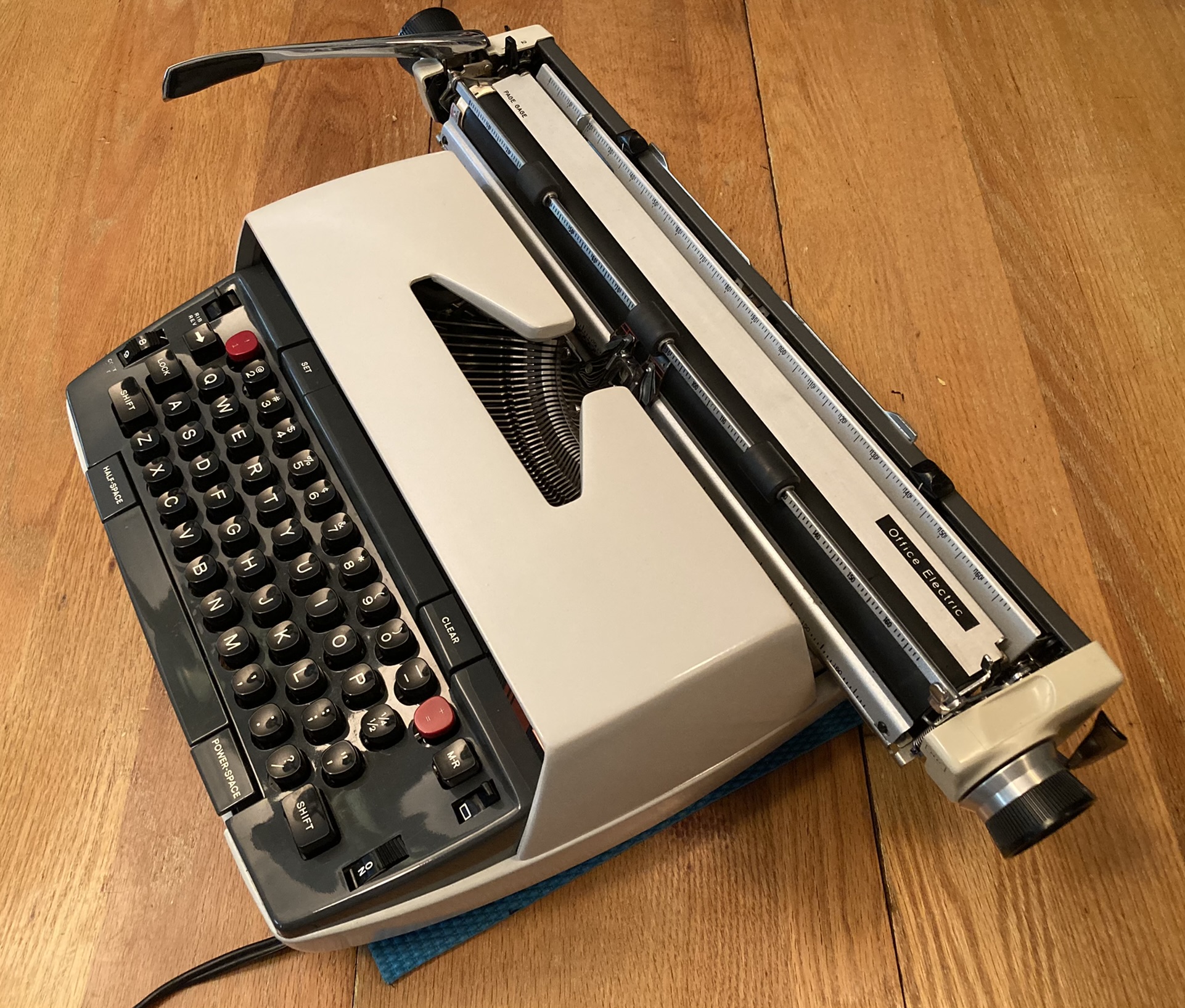 A typewriter for every task. Get your LDS forms ready.