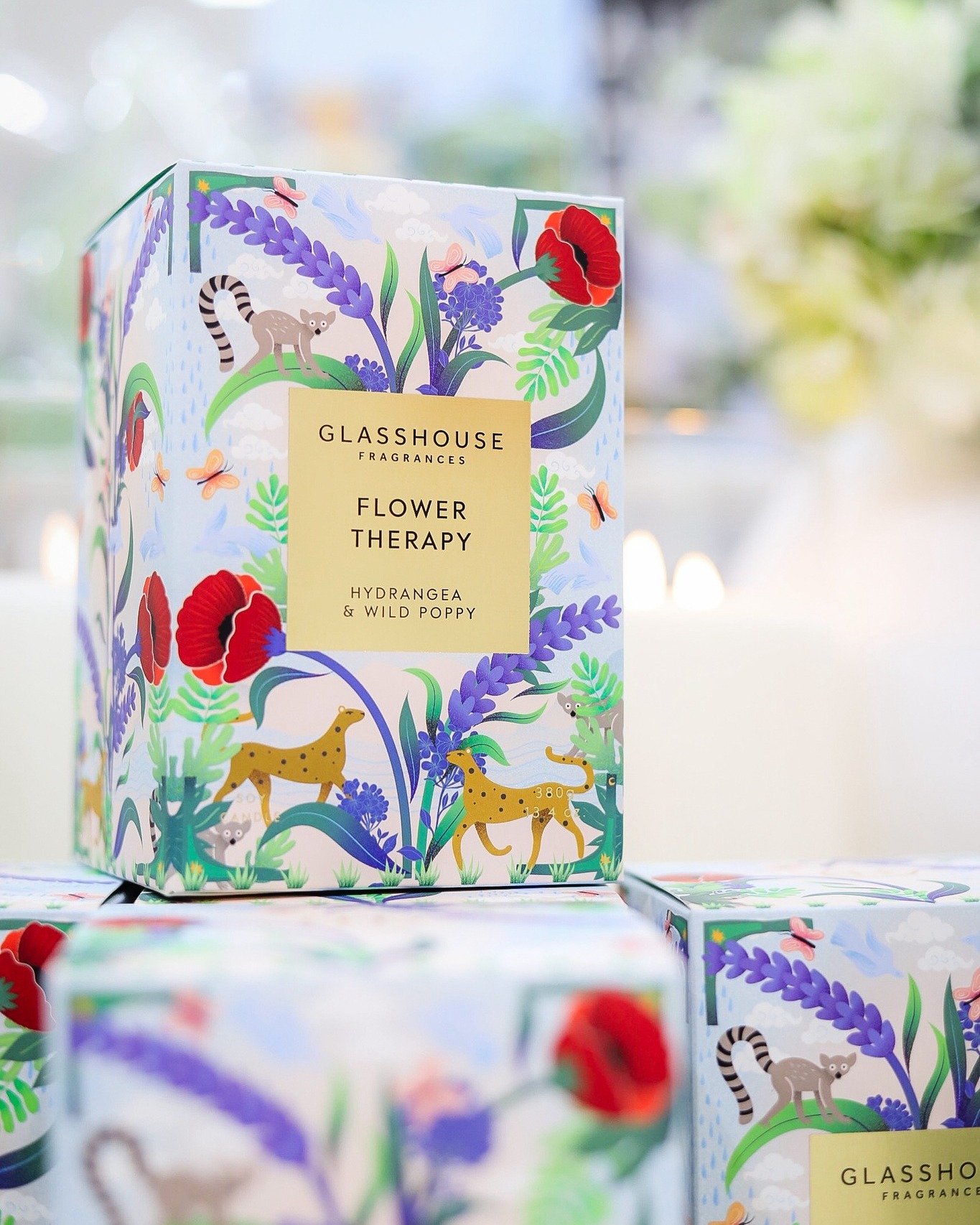 グラスハウスキャンドル FLOWER THERAPY Glasshouse Fragrances Flower