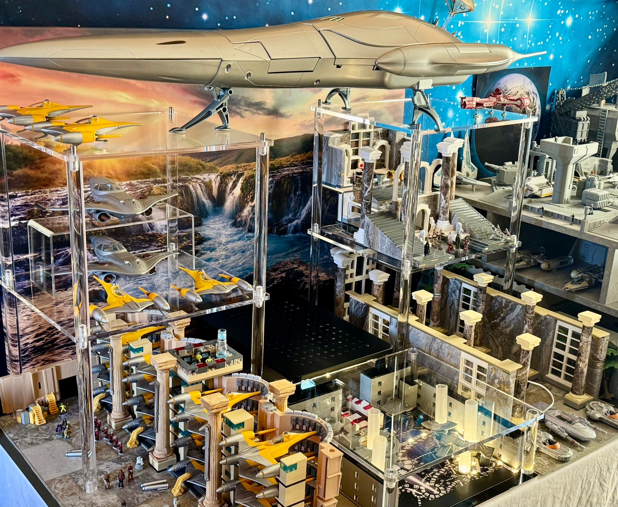 Naboo display with power generator scene