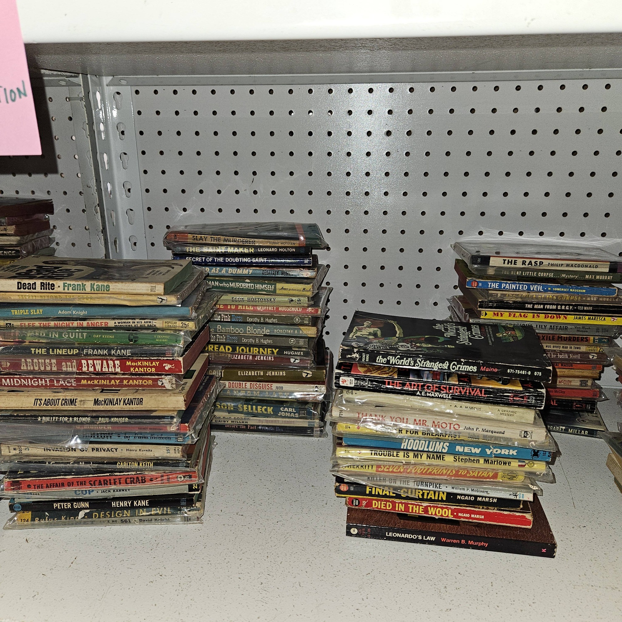 Exploring the Armchair Detective Library collection