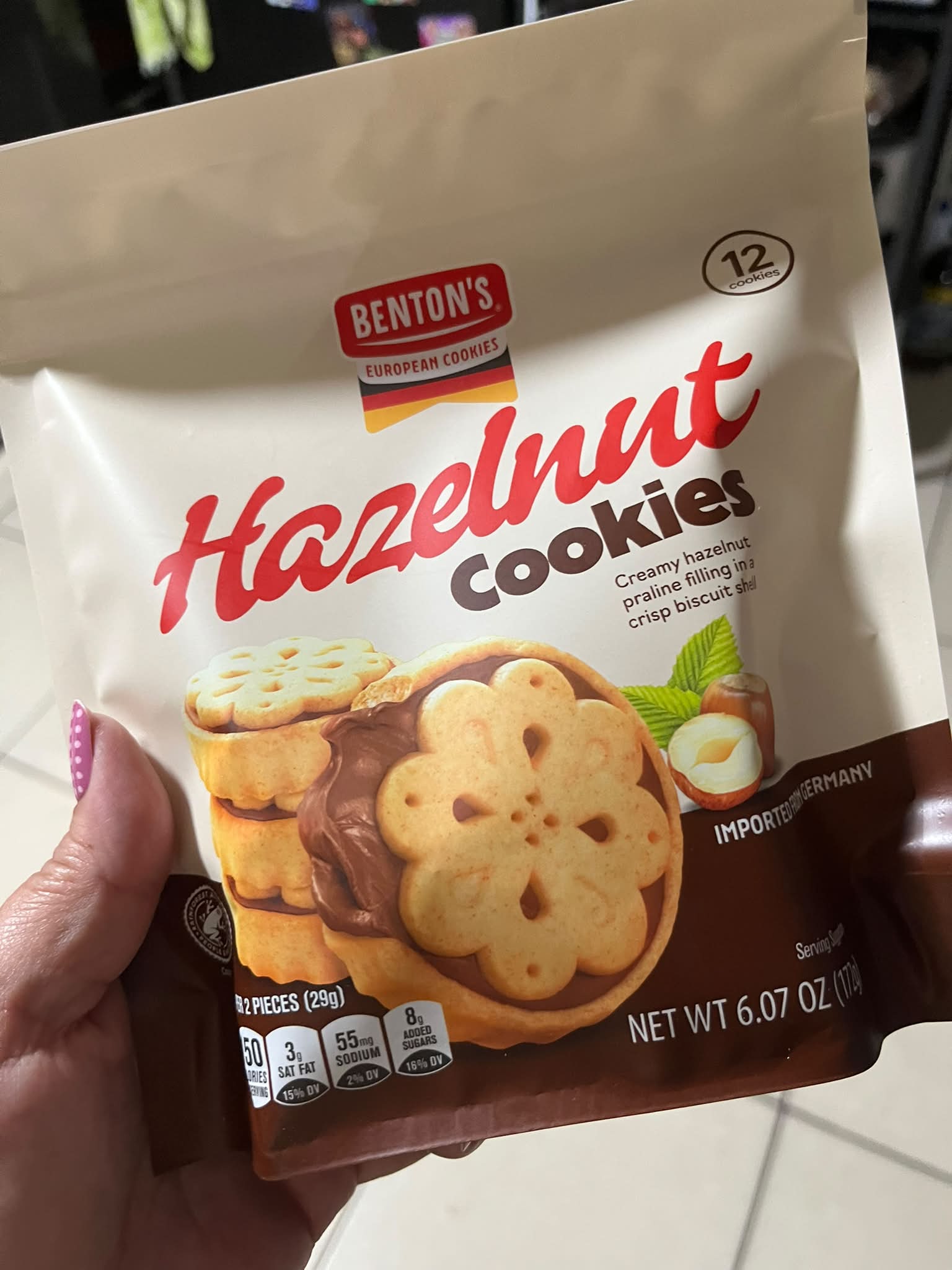 Aldi's Benton's hazelnut cookies review