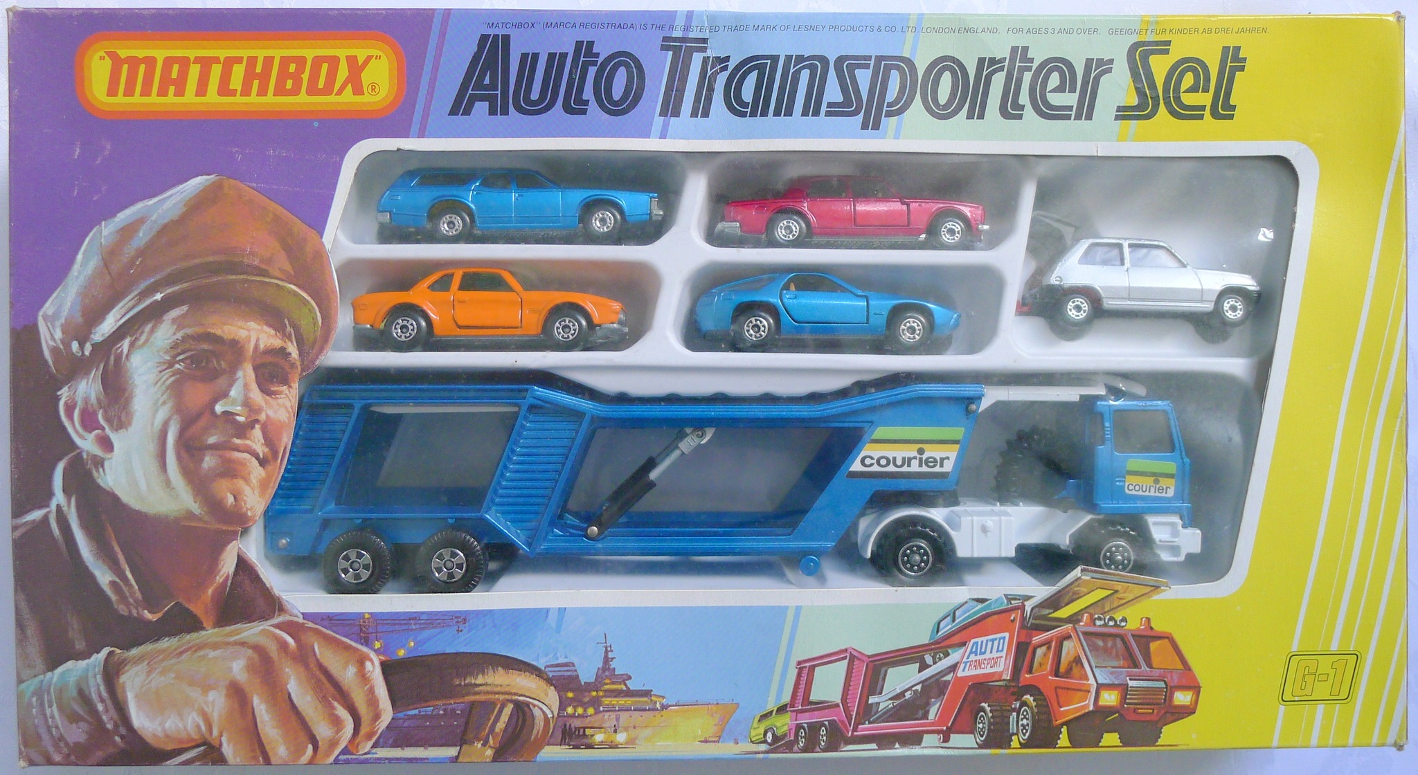 Matchbox Gift Set G-1 Auto Transporter Set (1979)
