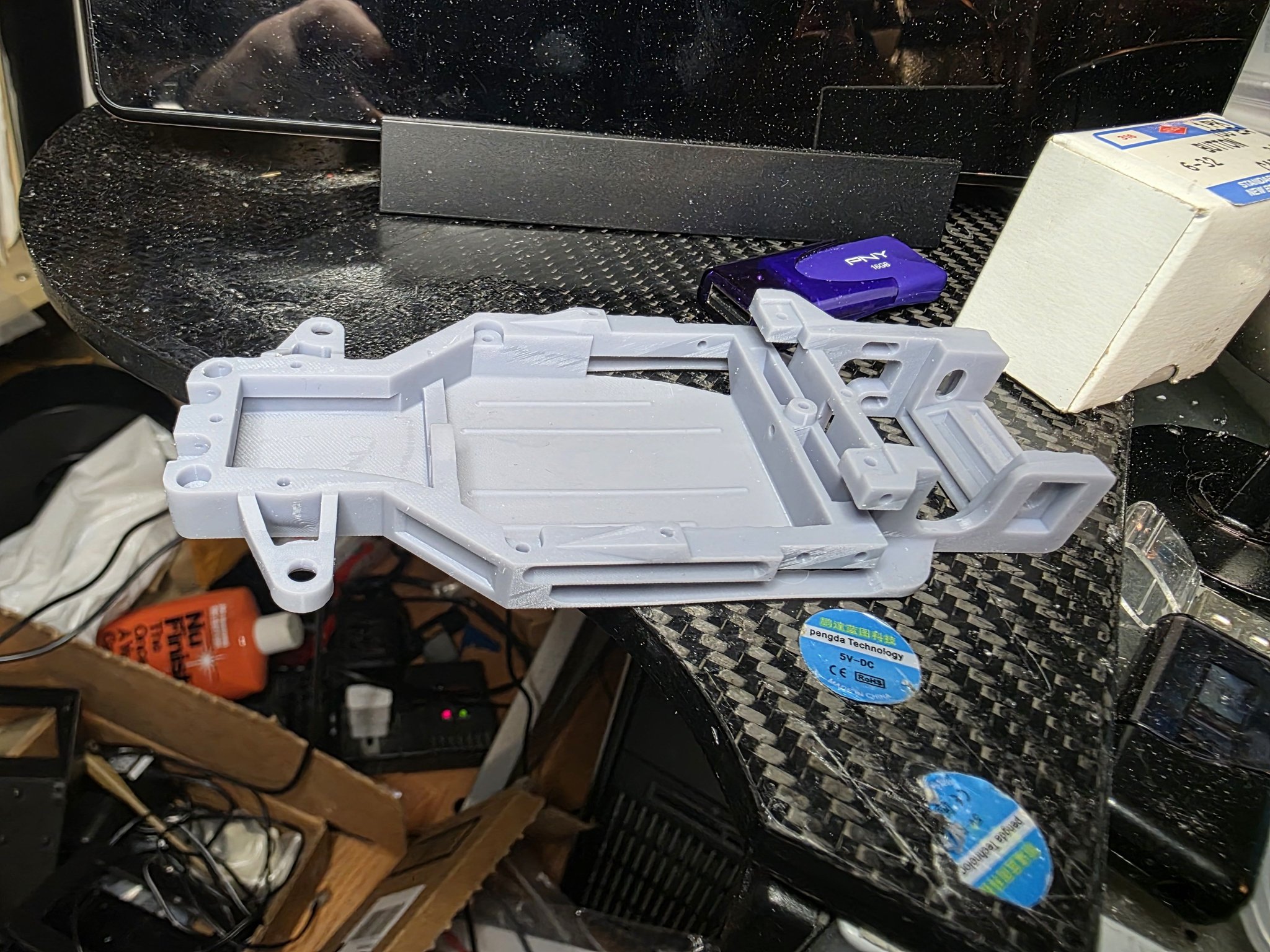 Club Race Hero Racers | My first run at the chassis in my resin printer ...