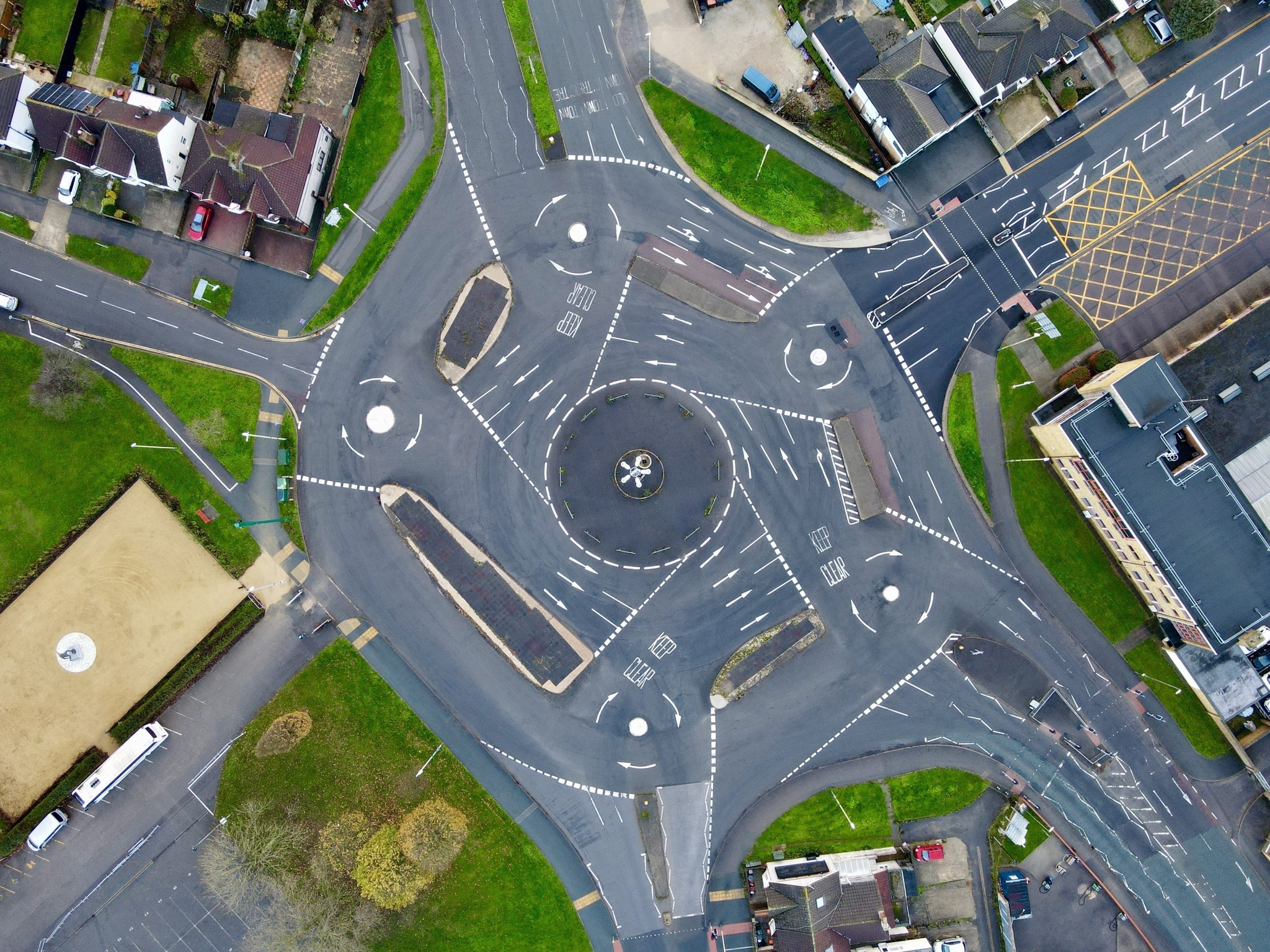 Drones UK | Swindon's Magic Round-a-bout, early this morning with no ...