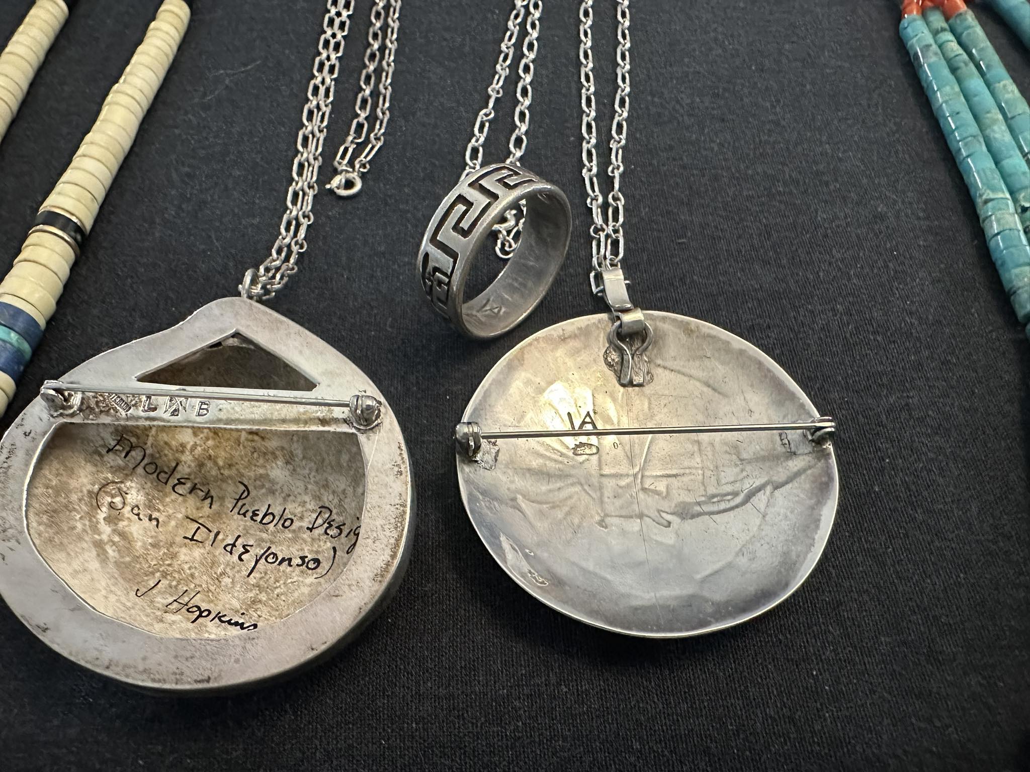Vintage pueblo jewelry from the 70s and 80s
