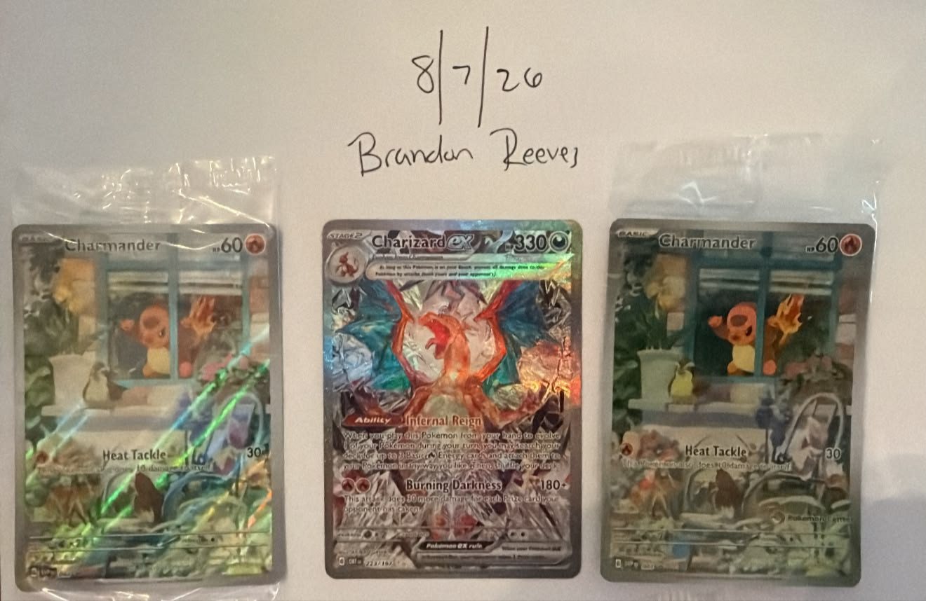 A look the Charmander Promo from the Obsidian Flames Elite Trainer Box