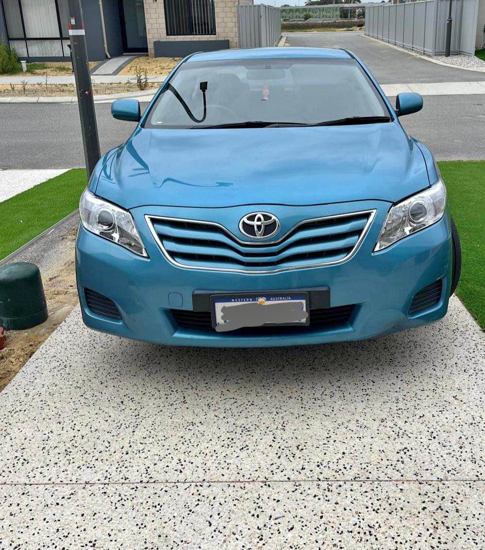 Painted-to-Match Rear Bumper Cover For 2007-2011 Toyota Camry (Single Exhaust) - Direct Replacement, 1-Year Warranty