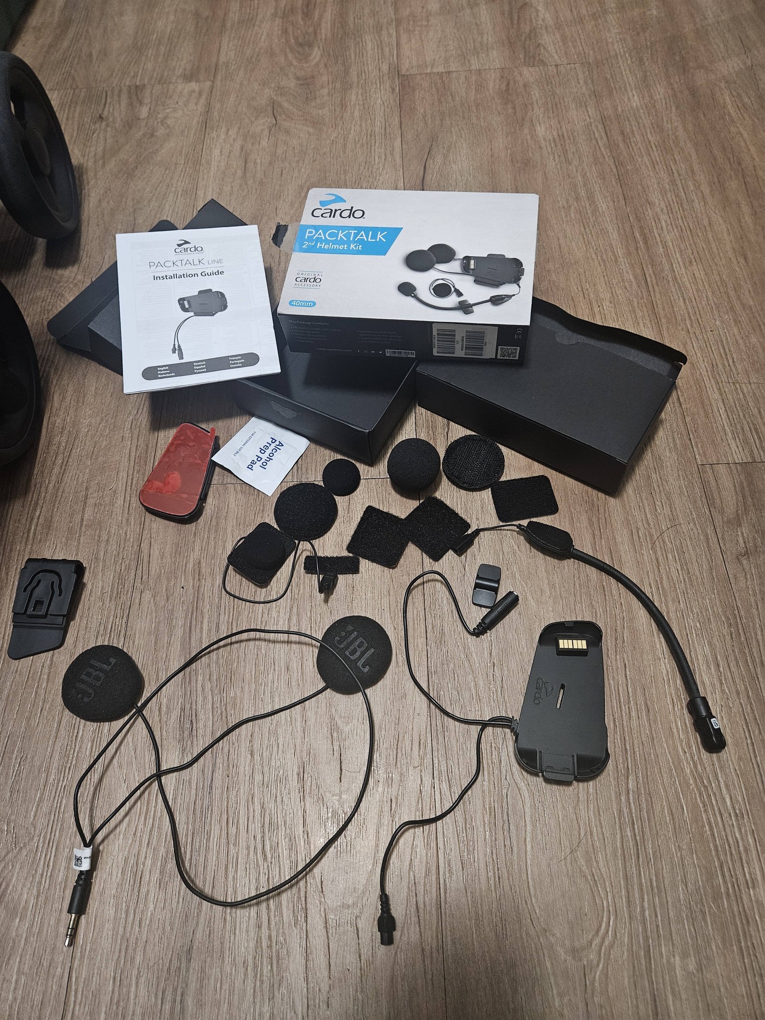 Cardo PackTalk 2nd helmet kit for sale
