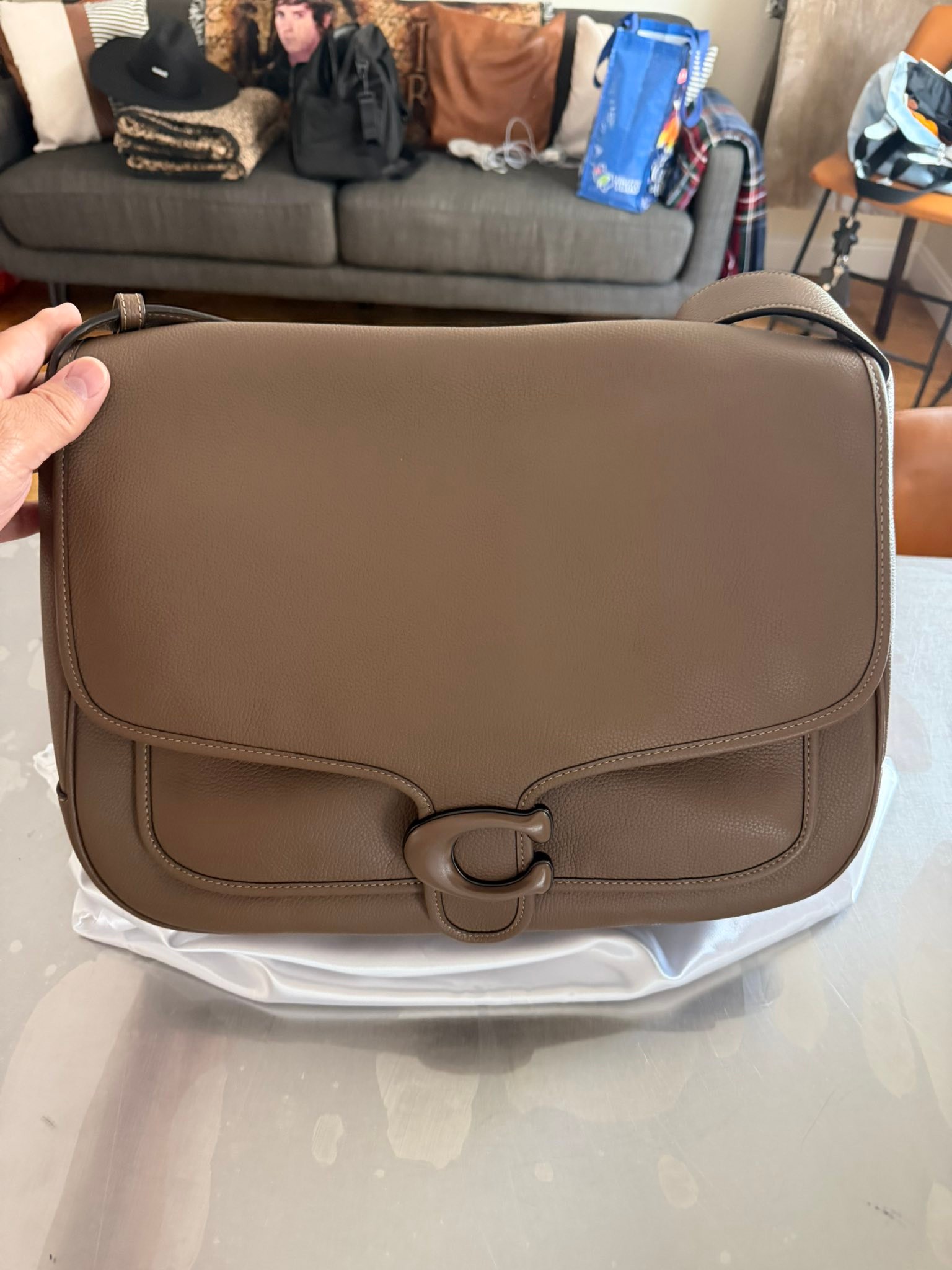Coach Tabby Messenger 40 leather bag