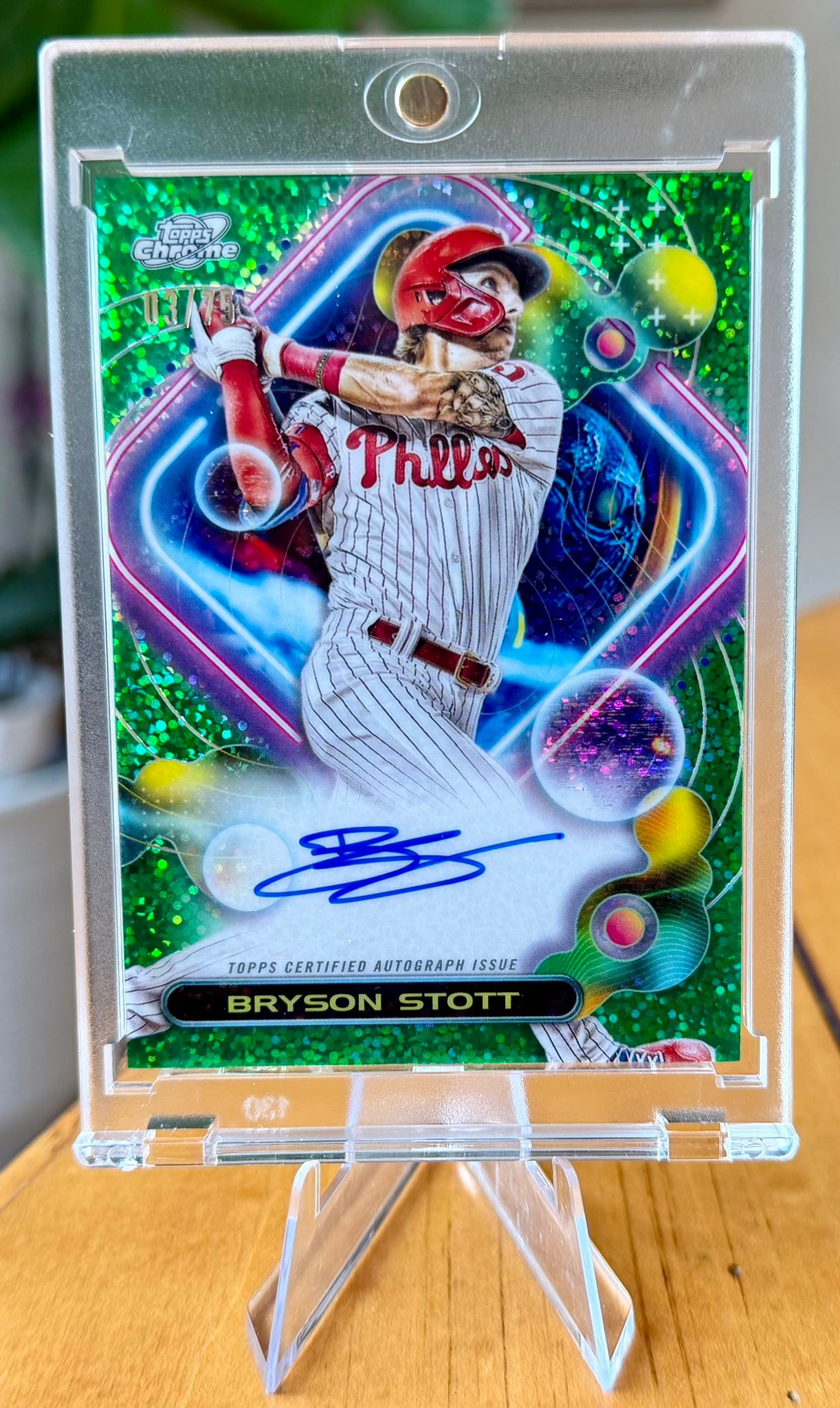 Junior Caminero autographed baseball card auction