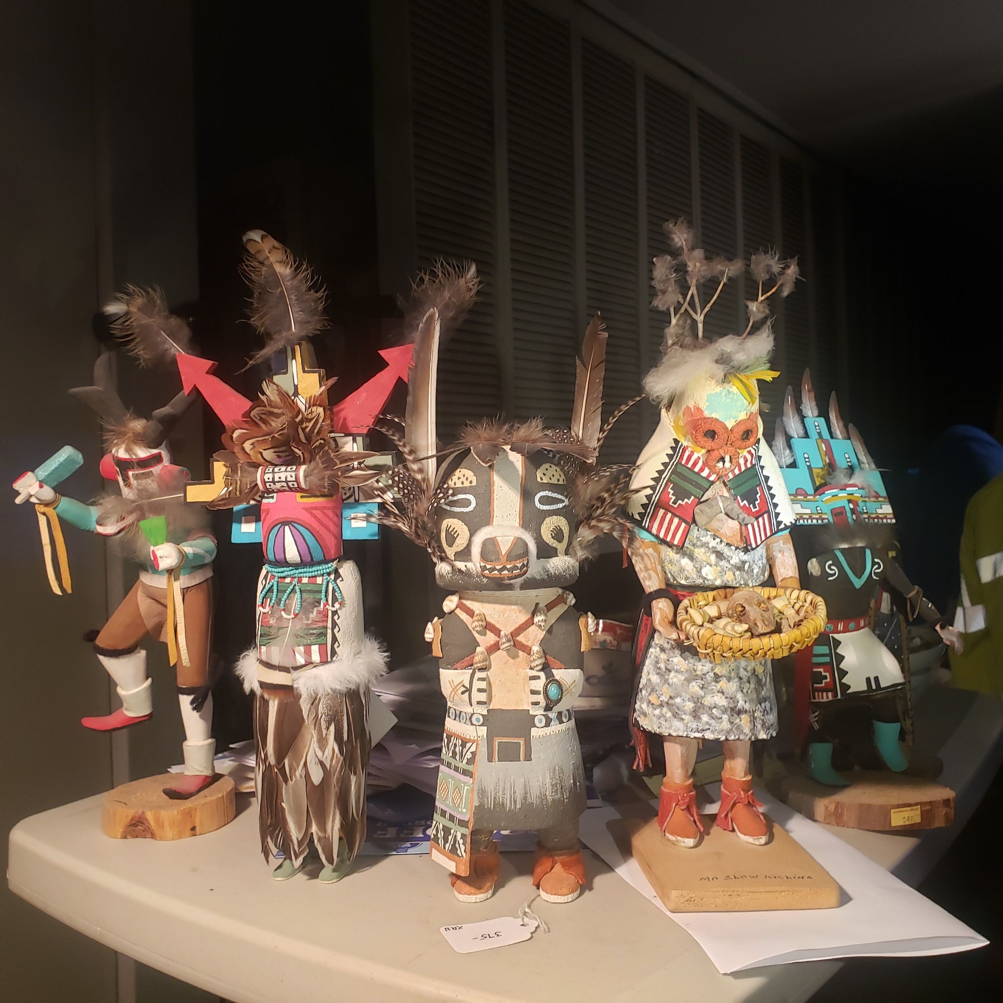 Hopi katsinas at the Heard Museum of Native American Art