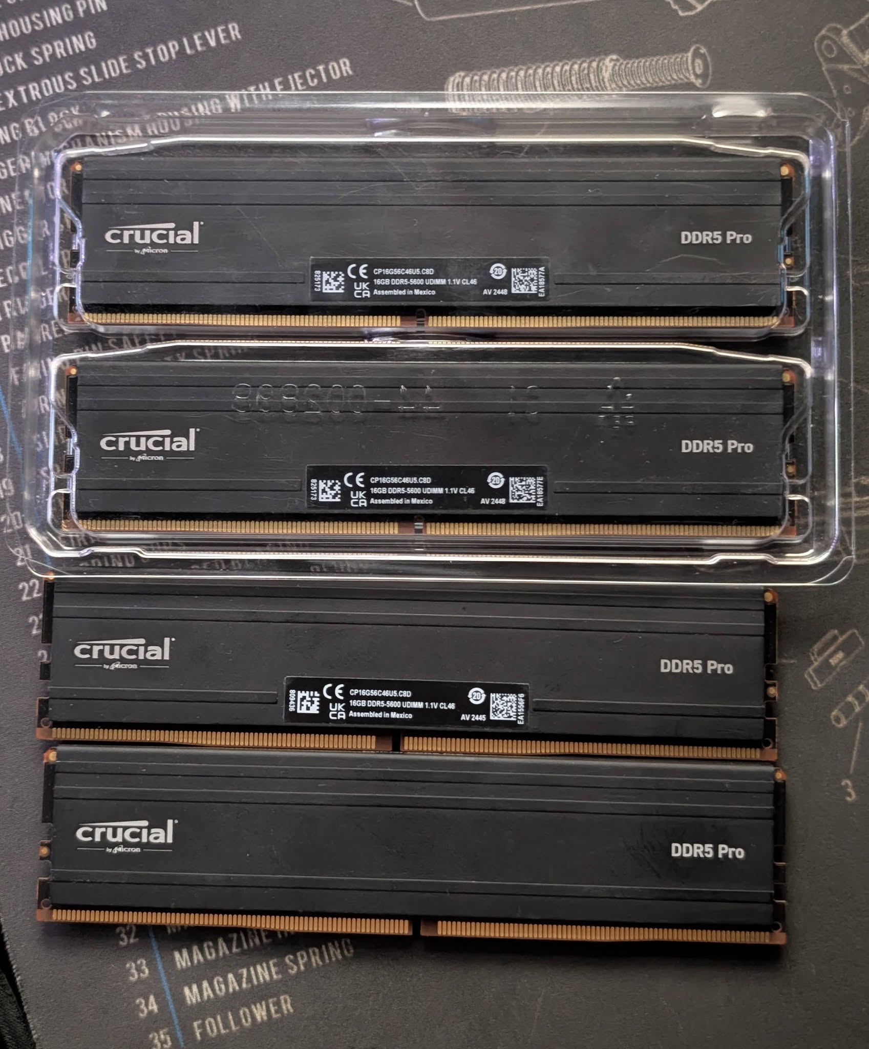 I sold some Kingston Fury Beast DDR5 2x16GB 5600MTs modules, only 