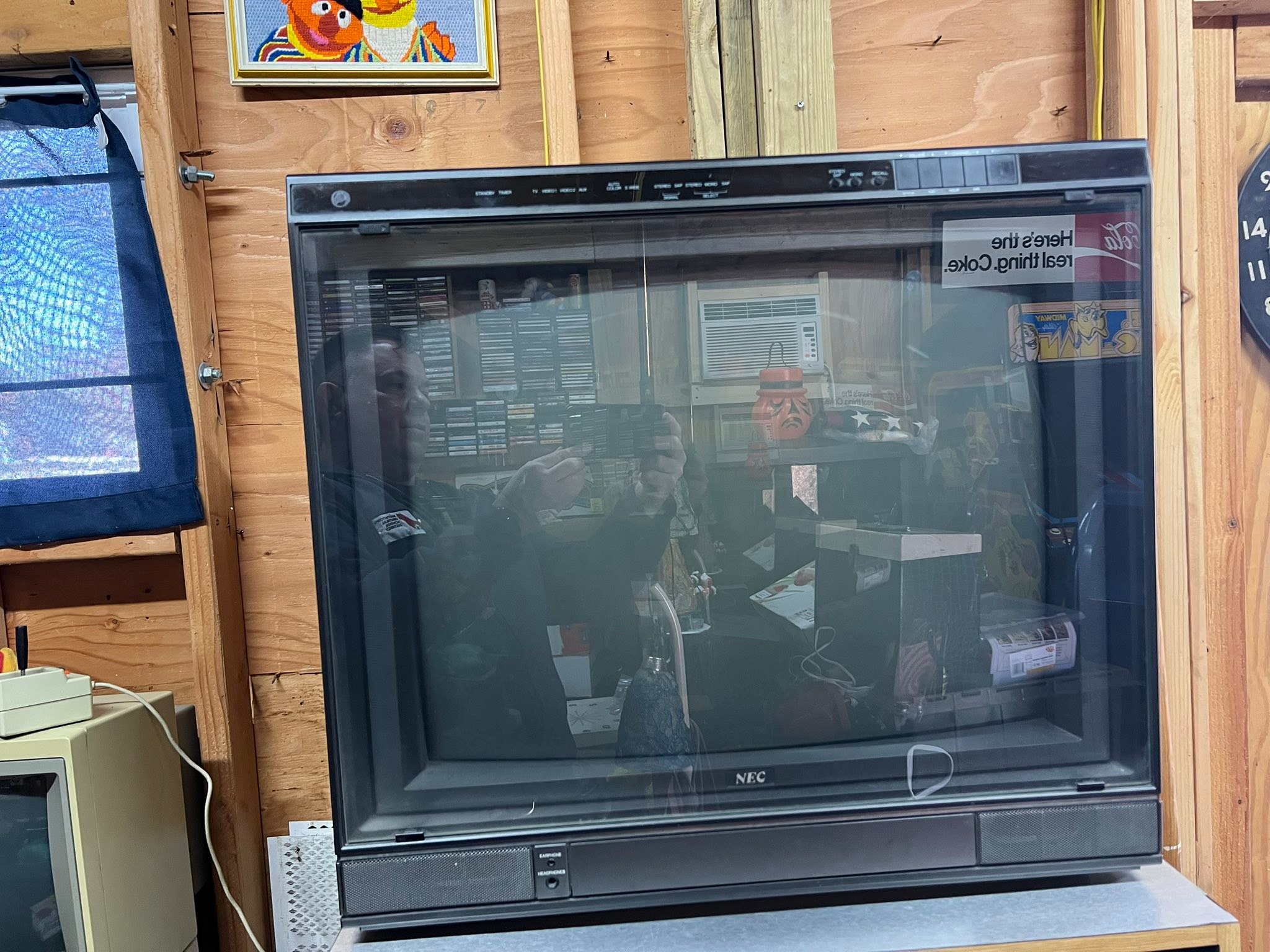 Rare 14-inch NEC TV from the 80s found in original box with 0