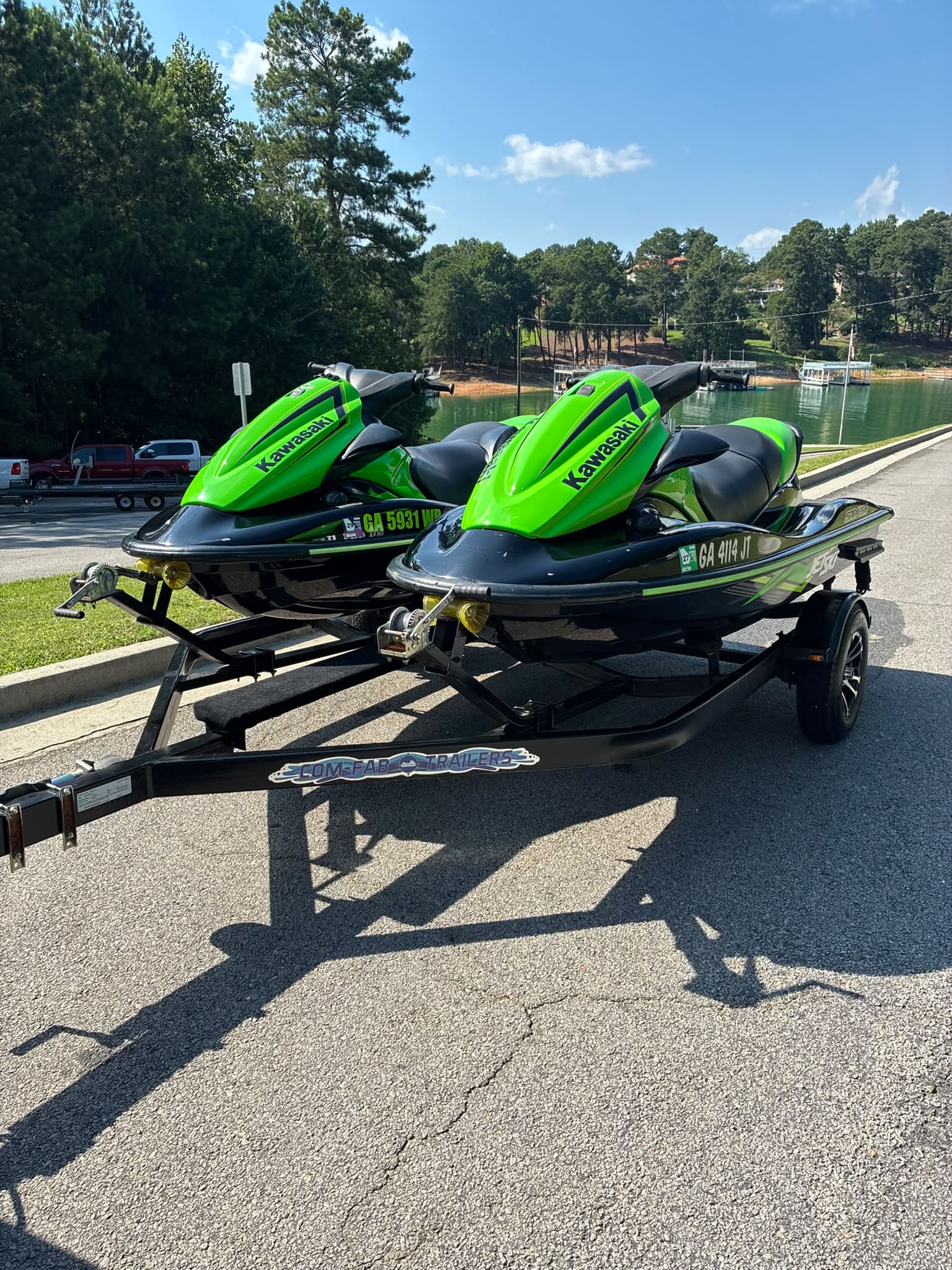 What is the top speed of a Kawasaki STX 97?