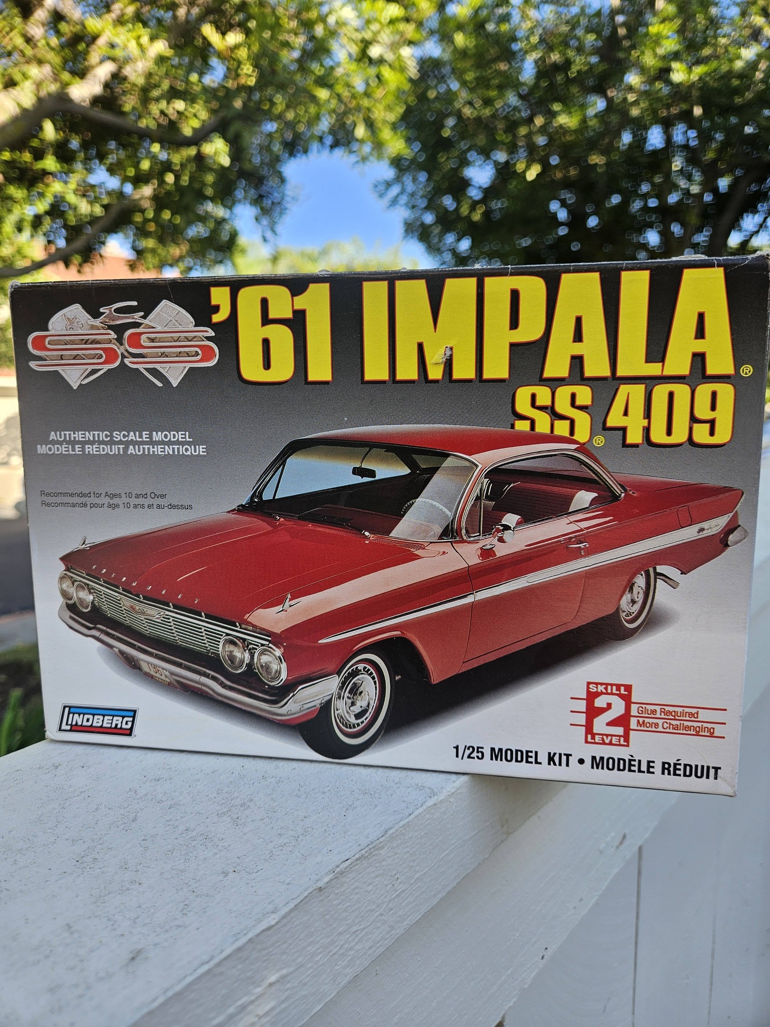 1961 Impala SS 409 model kit issue with missing front bench seat