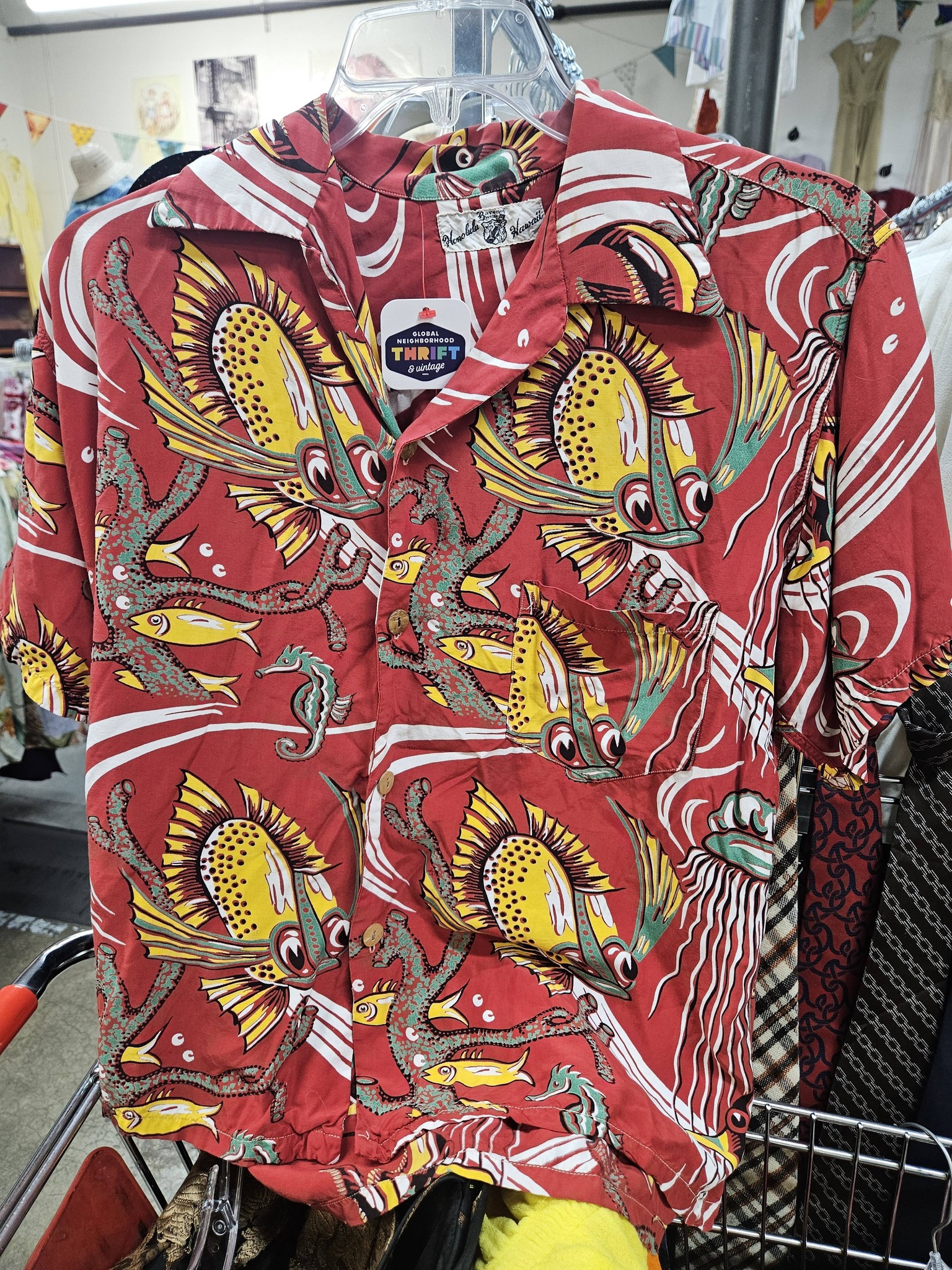 Vintage 1993 PATALOHA FLY FISHING Shirt 4.000.000vnd