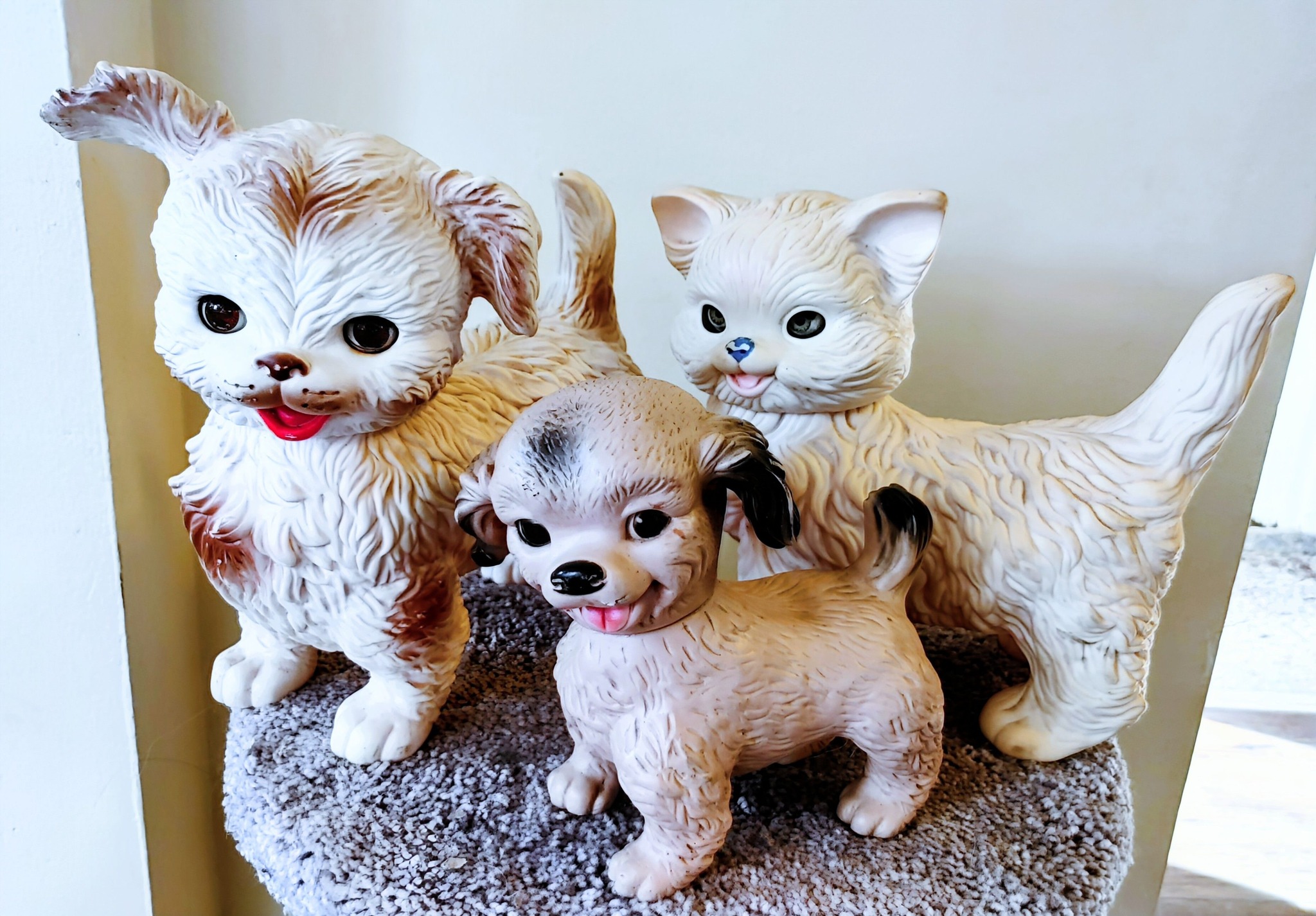 My 1960's Edward Mobley rubber squeeky animals.
