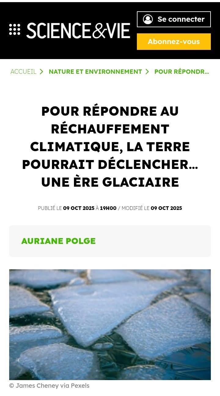 Ouf on est sauvé alors. Merci Science et Vie ! | Facebook