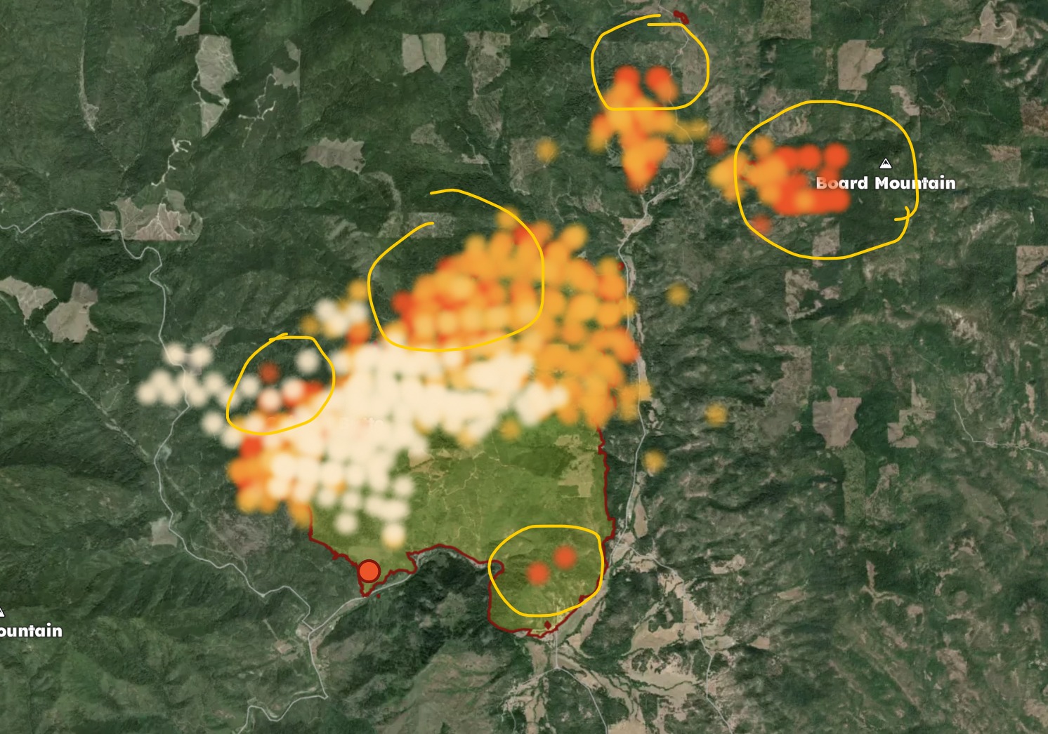 7/17 - The East Evans Creek Fire has grown to 13,090 acres this