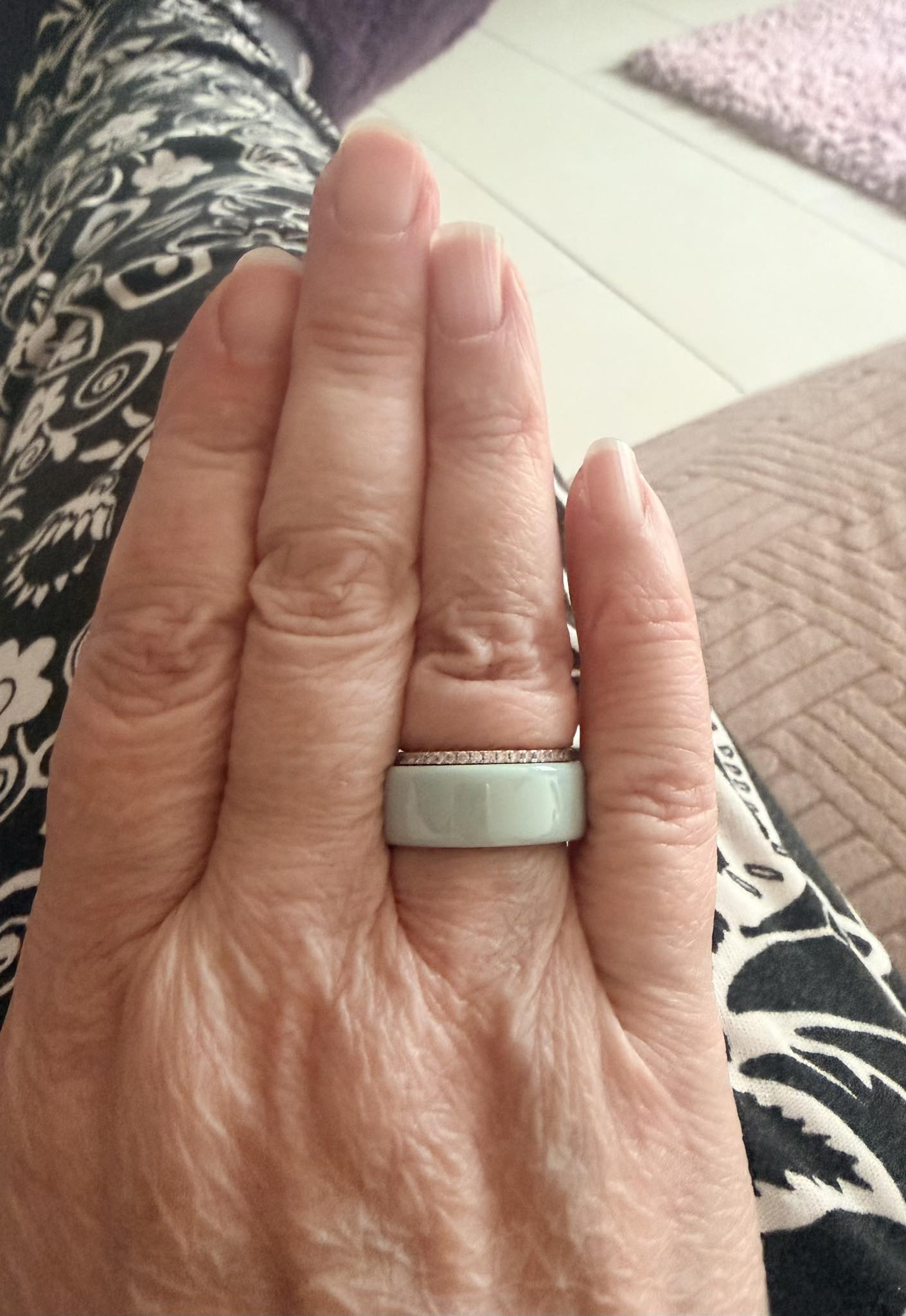 Ring gold olevra ring Ole Lynggaard Nature 18K Rose Gold Stacking Ring