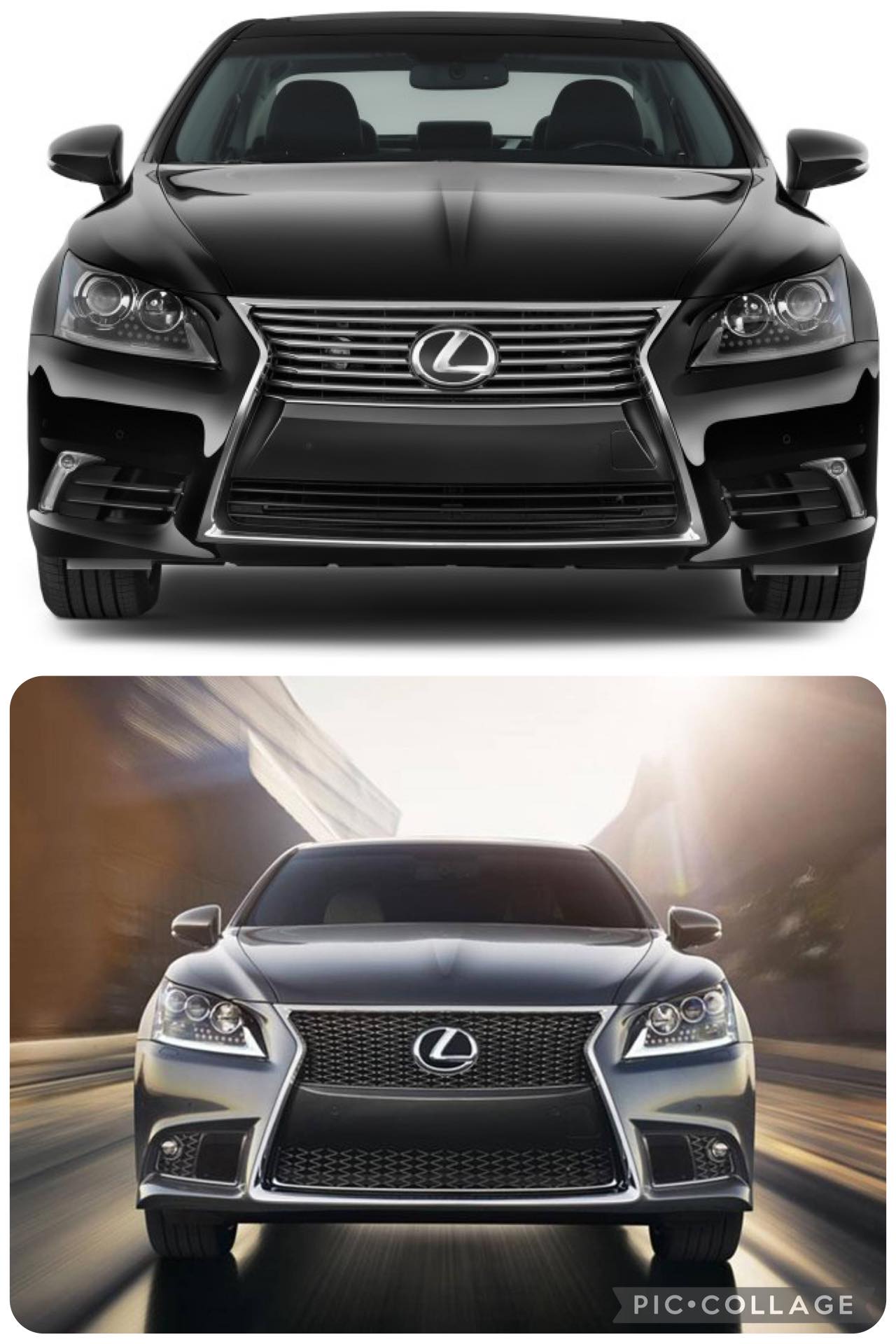 Unbranded Gold Front Emblem Base & Grille For 2014-2015 Lexus IS250 – 24K Style