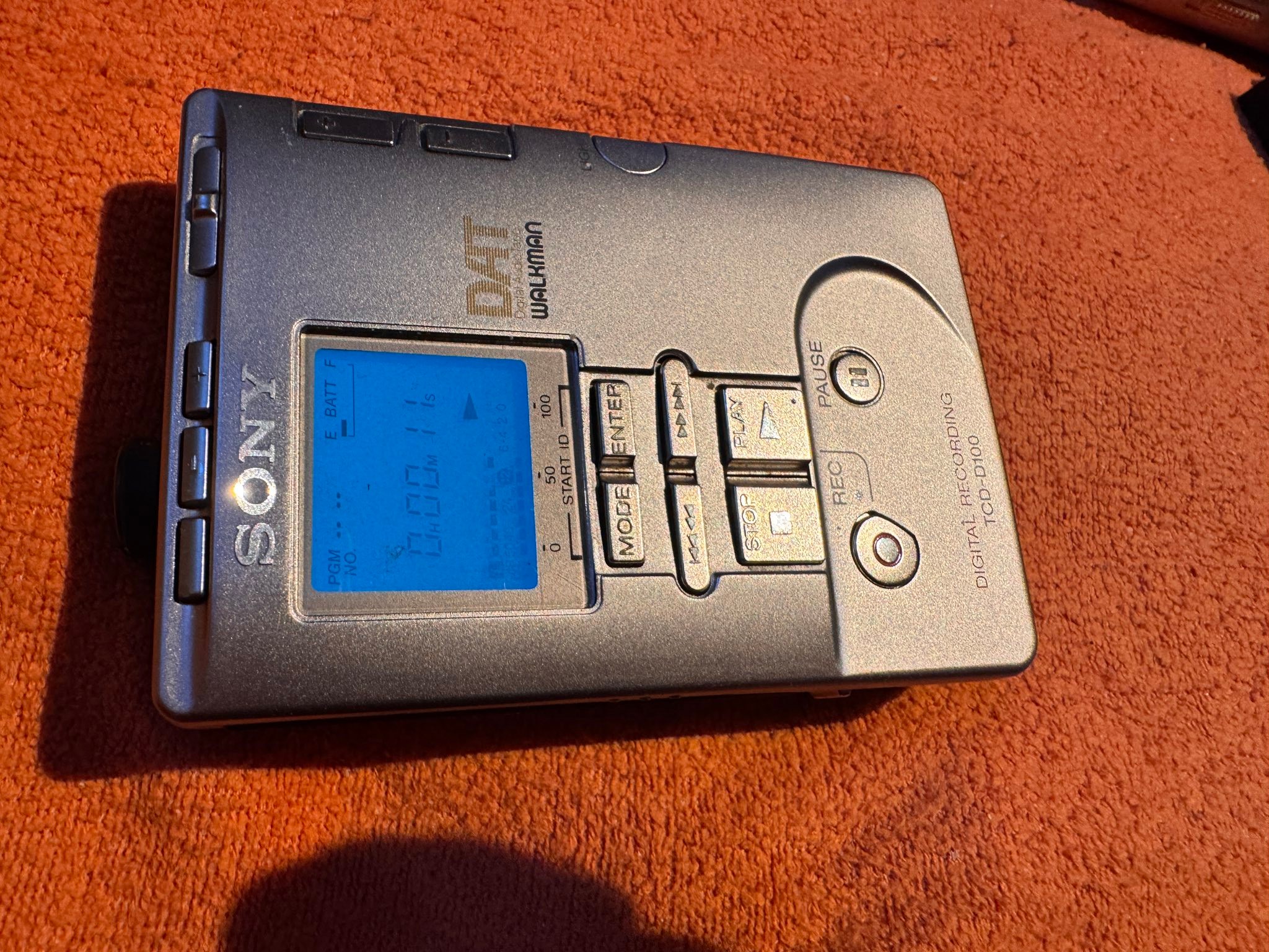Sony DAT Walkman TCD-D100 repair service