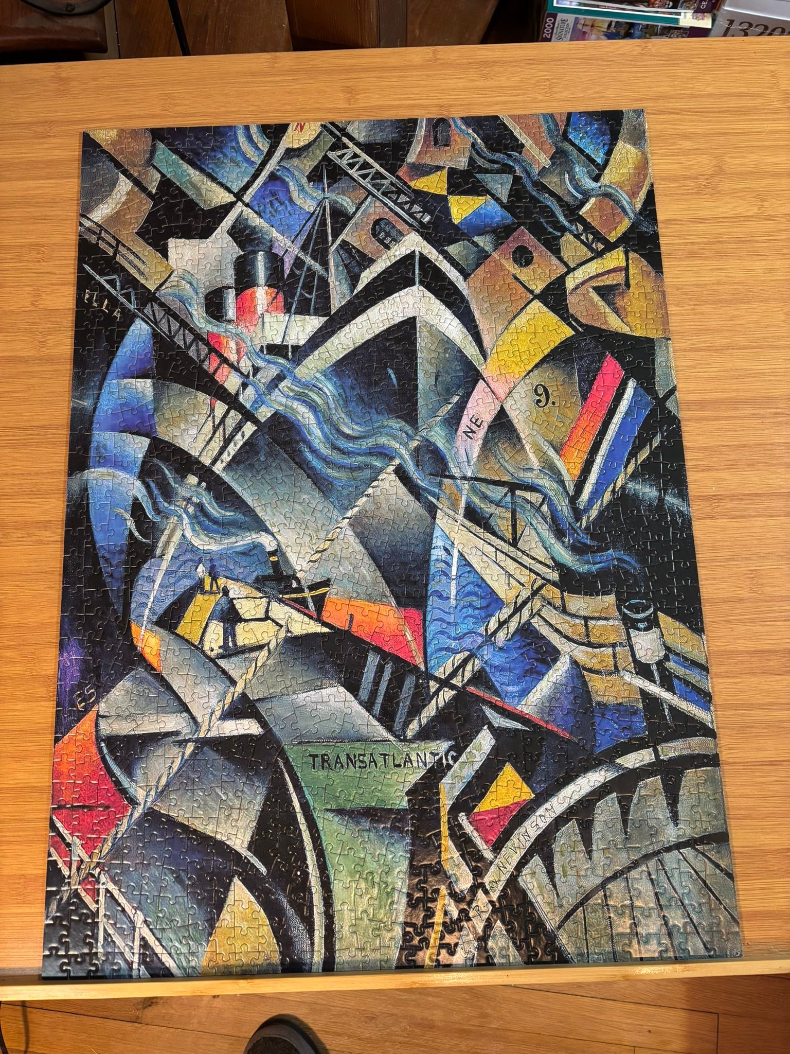 Review of The Arrival 1915 Art Deco puzzle by Christopher Nevinson